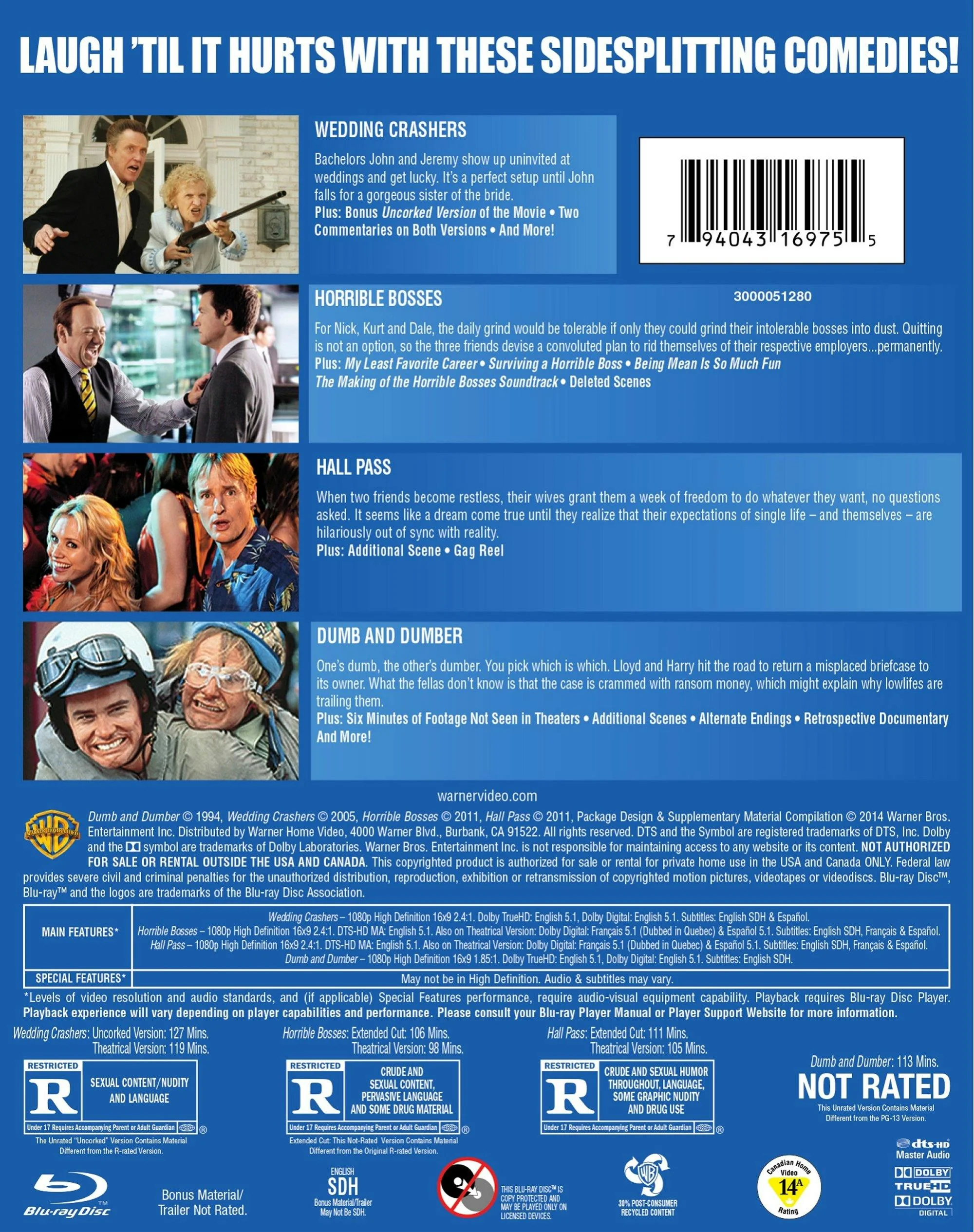 4 Film Favorites: Modern Comedies (Blu-ray Set) [Blu-ray] - Image 3