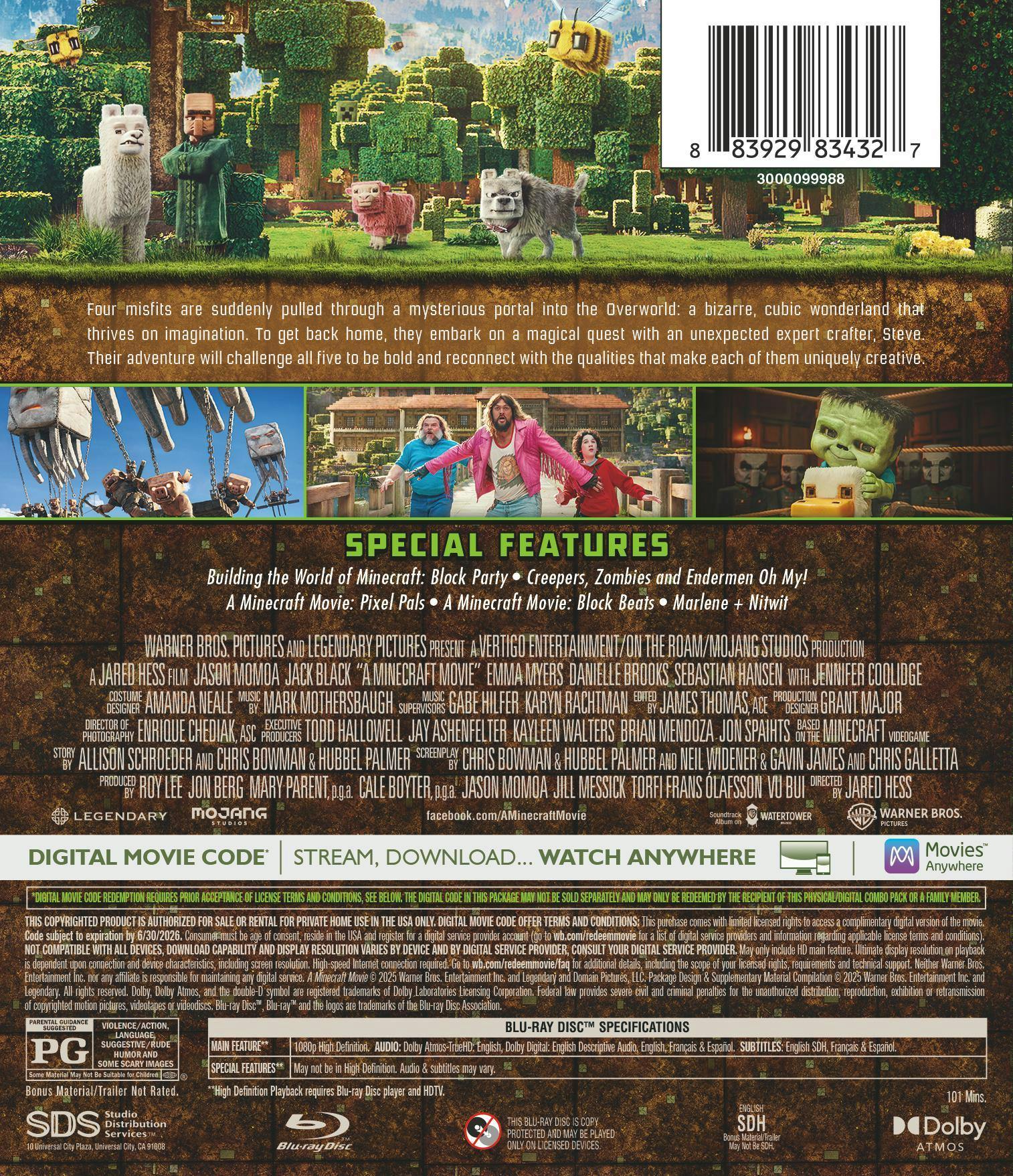 A Minecraft Movie [Blu-ray] - Image 3