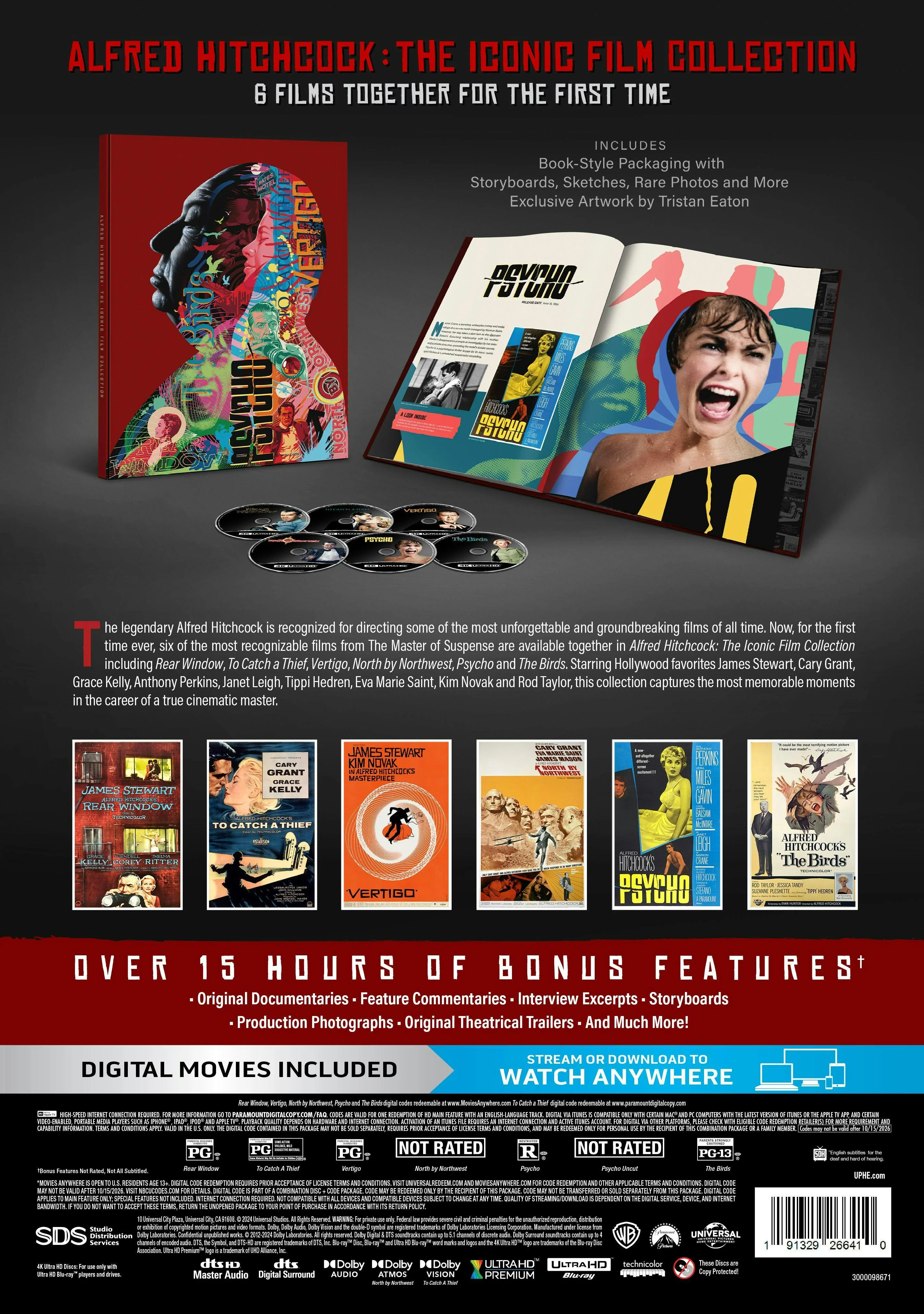Alfred Hitchcock: The Iconic Film Collection (Limited Edition 4K With 38 Page Booklet) [UHD] - Image 3