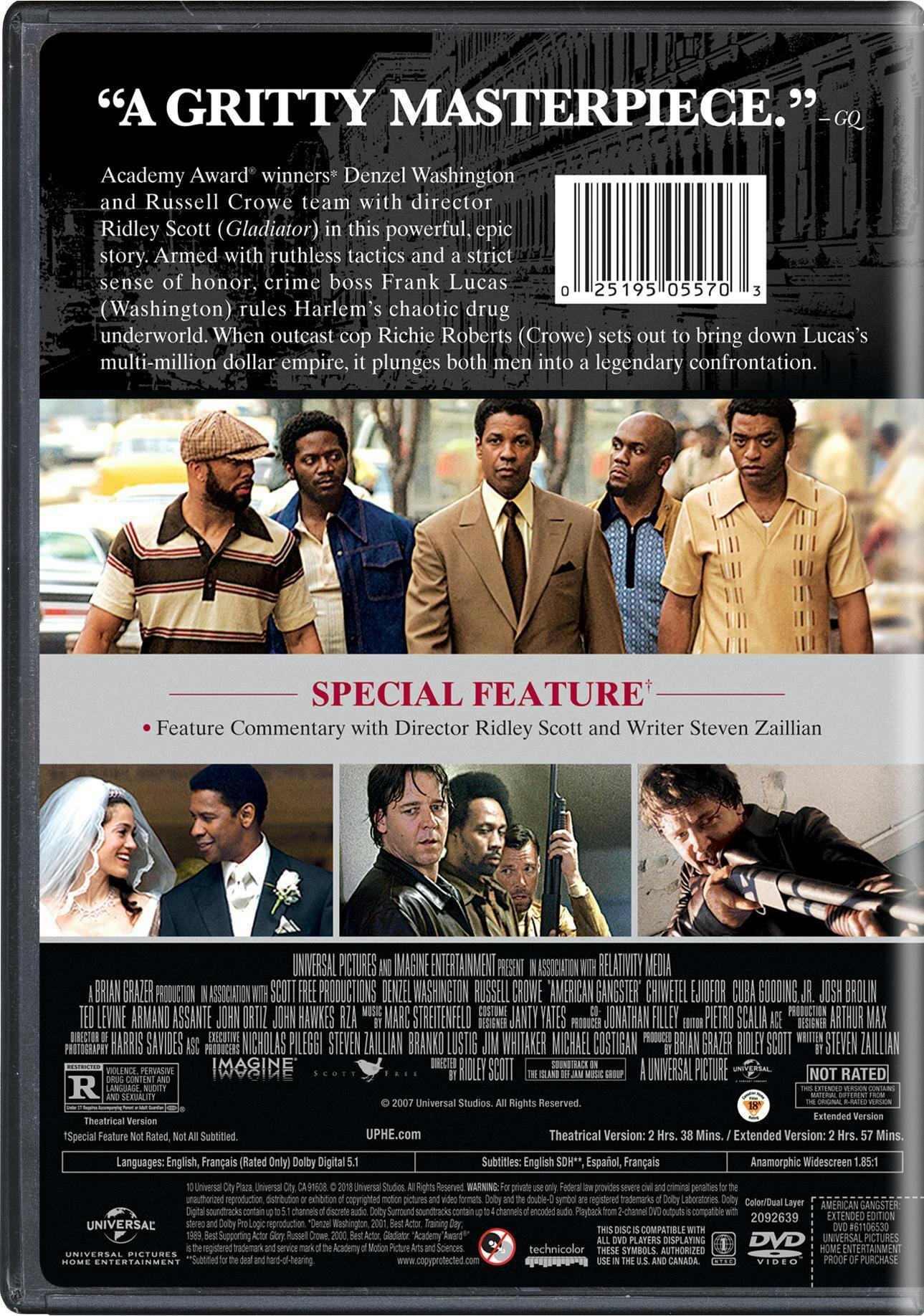 American Gangster (DVD Single Disc) [DVD] - Image 2