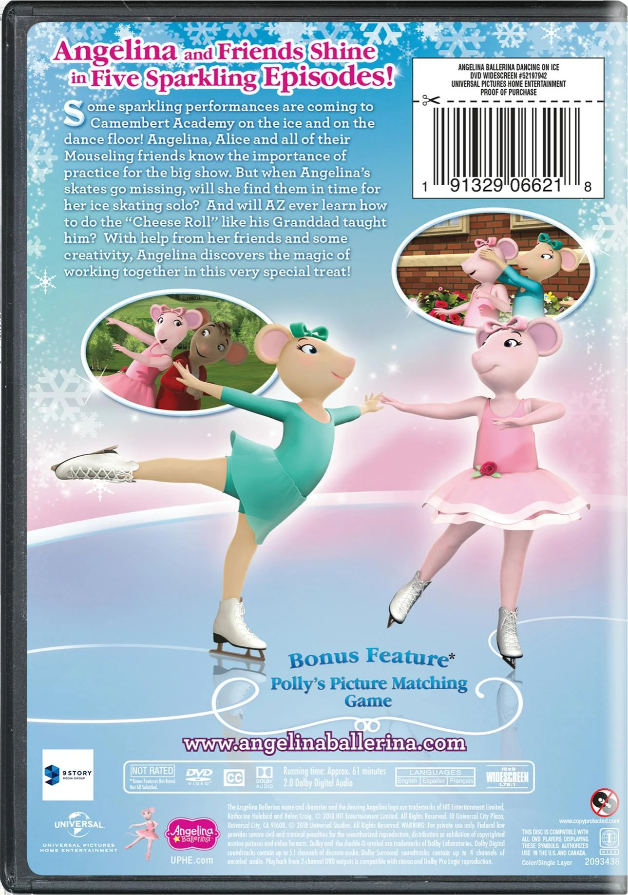 Angelina Ballerina: Dancing on Ice [DVD] - Image 2