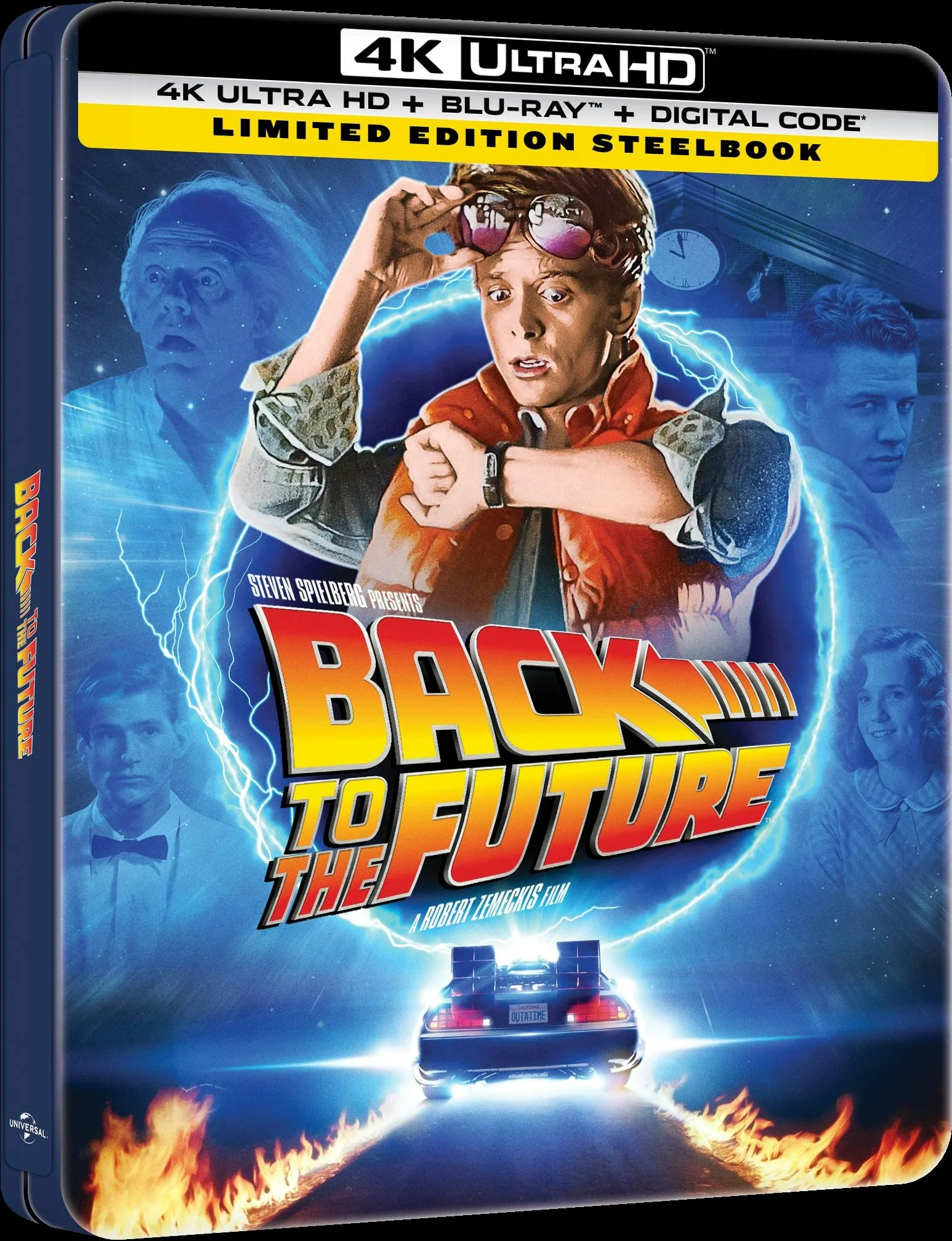 Back to the Future - 40th Anniversary (Limited Edition 4K Ultra HD Steelbook + Blu-ray + Digital) [UHD] - Image 2