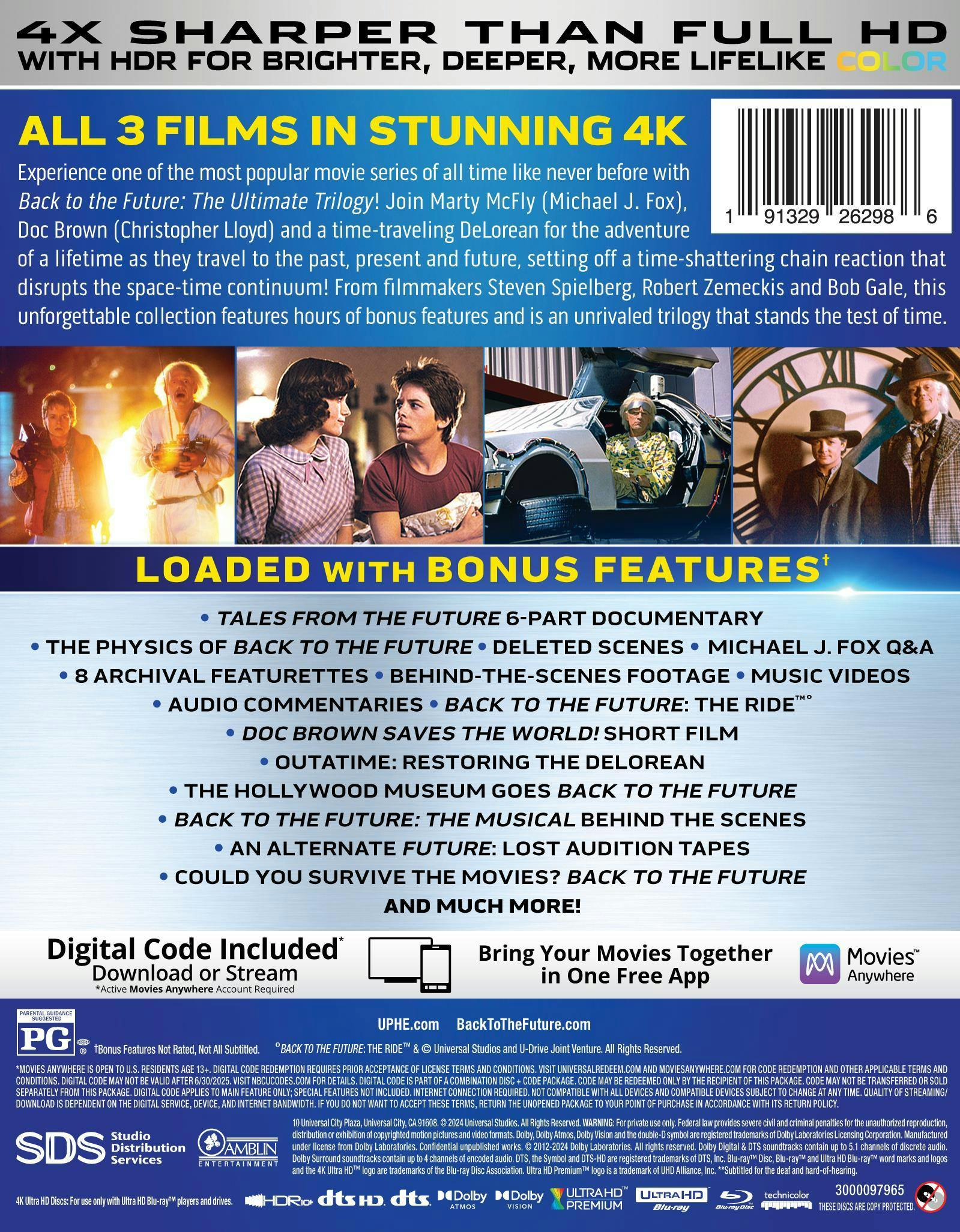 Back to the Future: The Ultimate Trilogy - 4K Ultra HD + Blu-ray (4K Ultra HD) [UHD] - Image 3