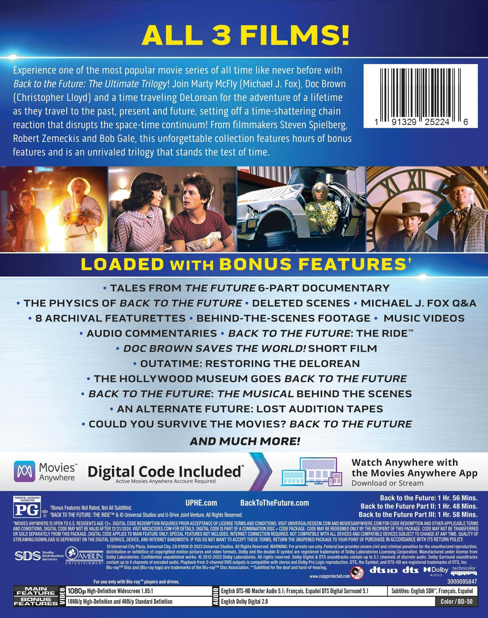 Back to the Future Trilogy (Box Set) [Blu-ray] - Image 3