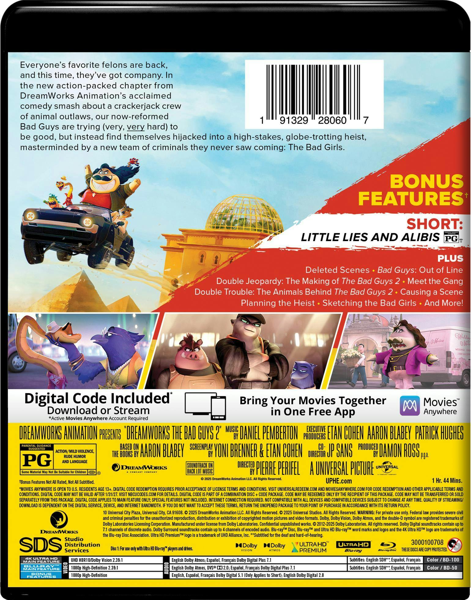The Bad Guys 2 - Collector's Edition 4K Ultra HD + Blu-ray + Digital (4K Ultra HD) [UHD] - Image 3