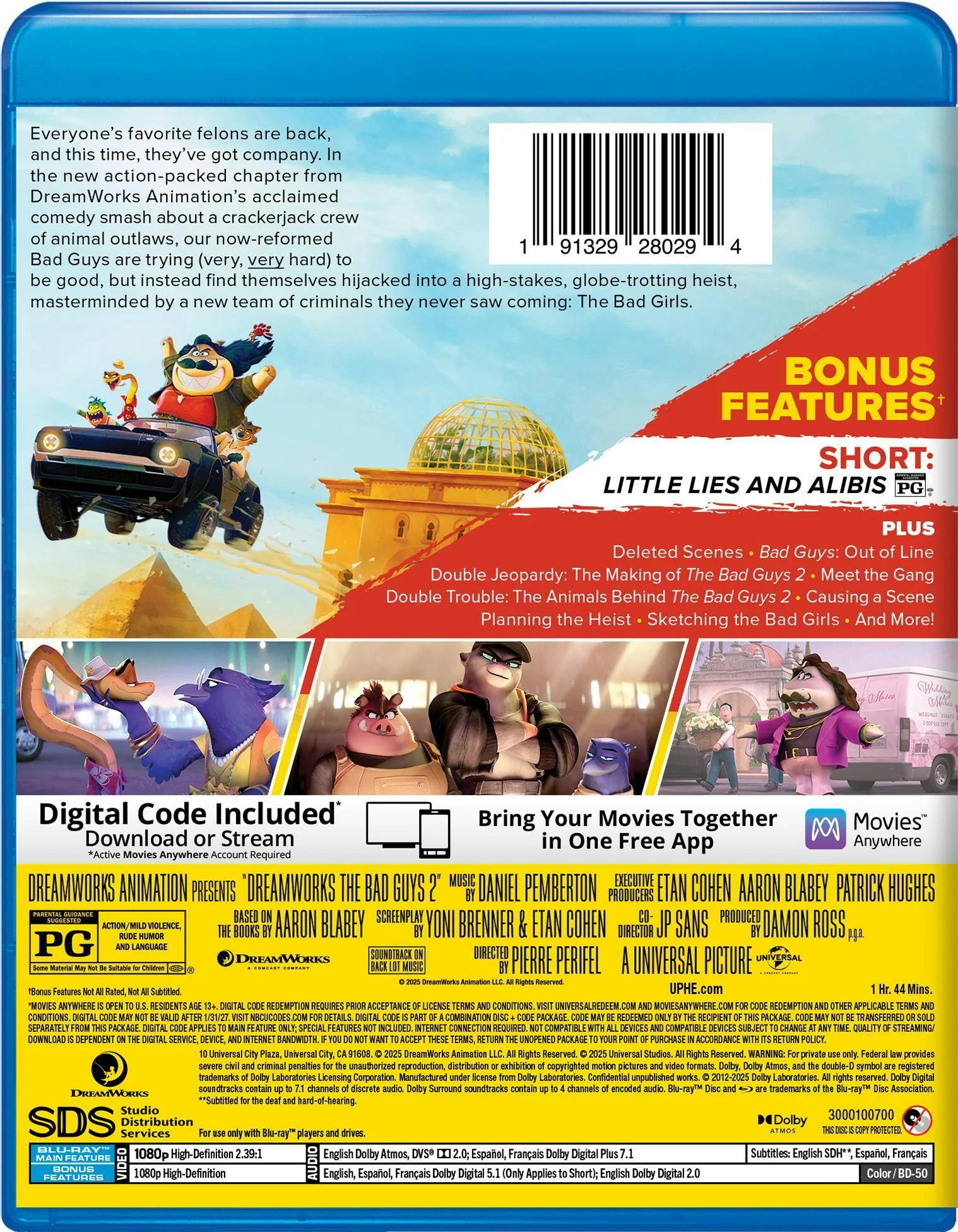 The Bad Guys 2 - Collector's Edition Blu-ray + Digital (Blu-ray + Digital) [Blu-ray] - Image 3