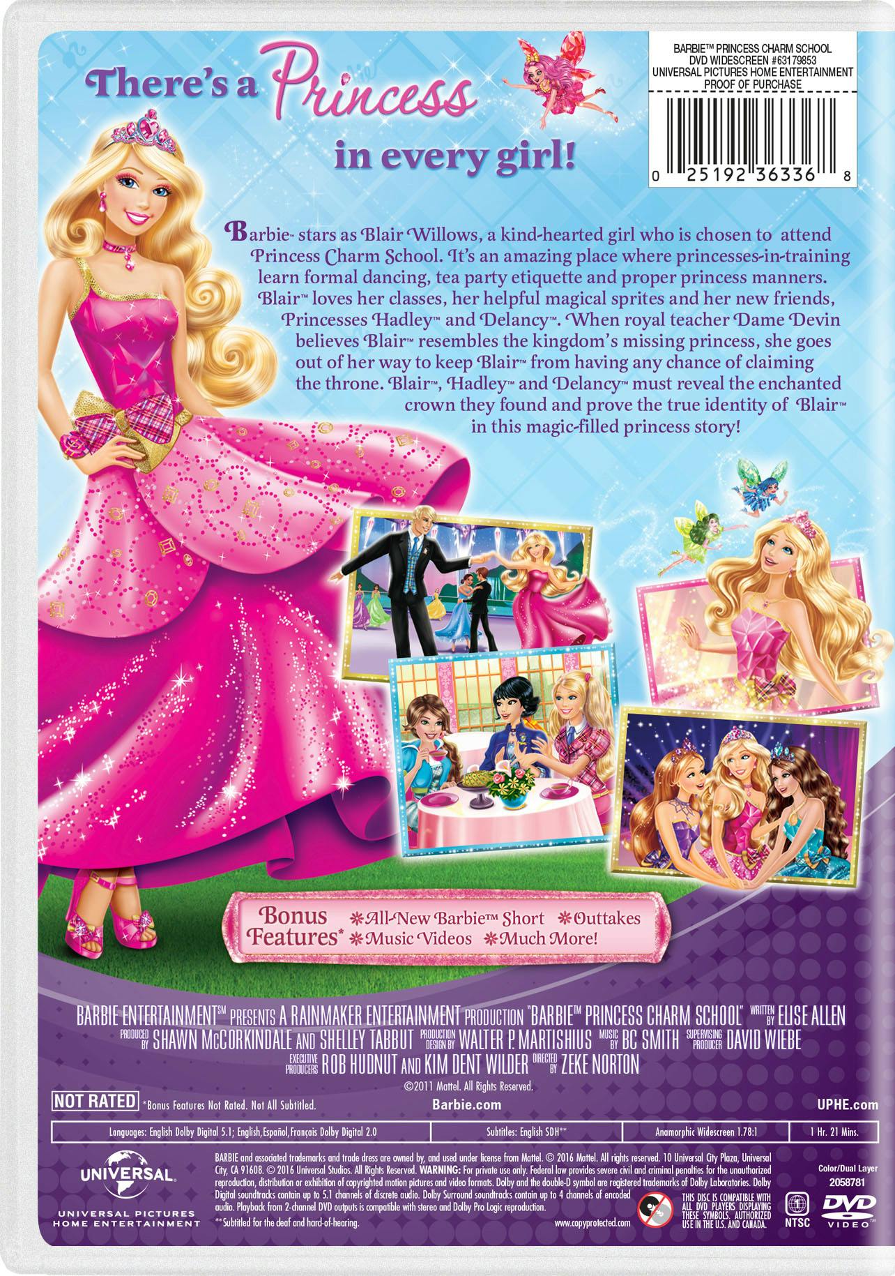 Barbie: Princess Charm School [DVD] - Image 2
