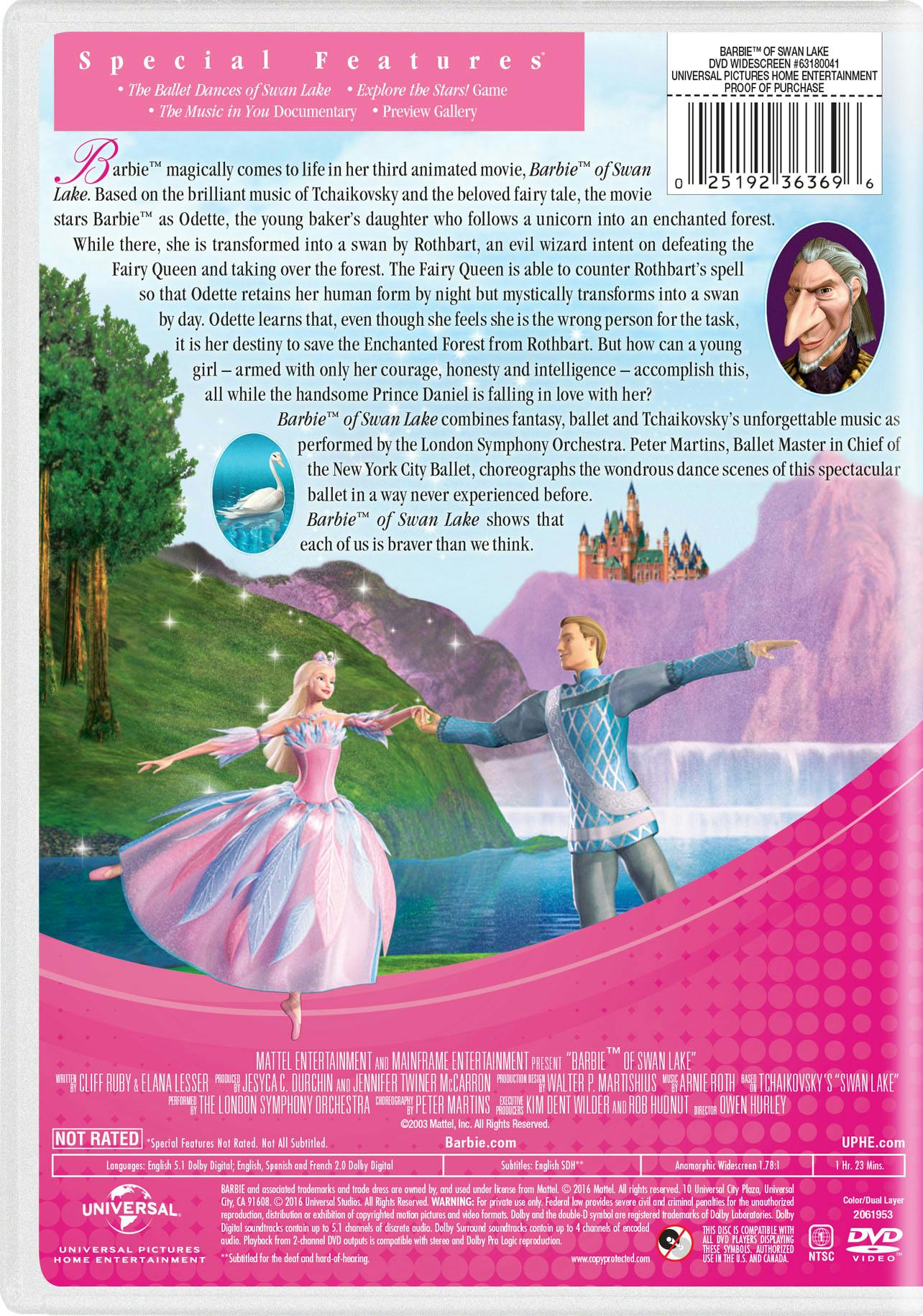 Barbie: Swan Lake [DVD] - Image 2