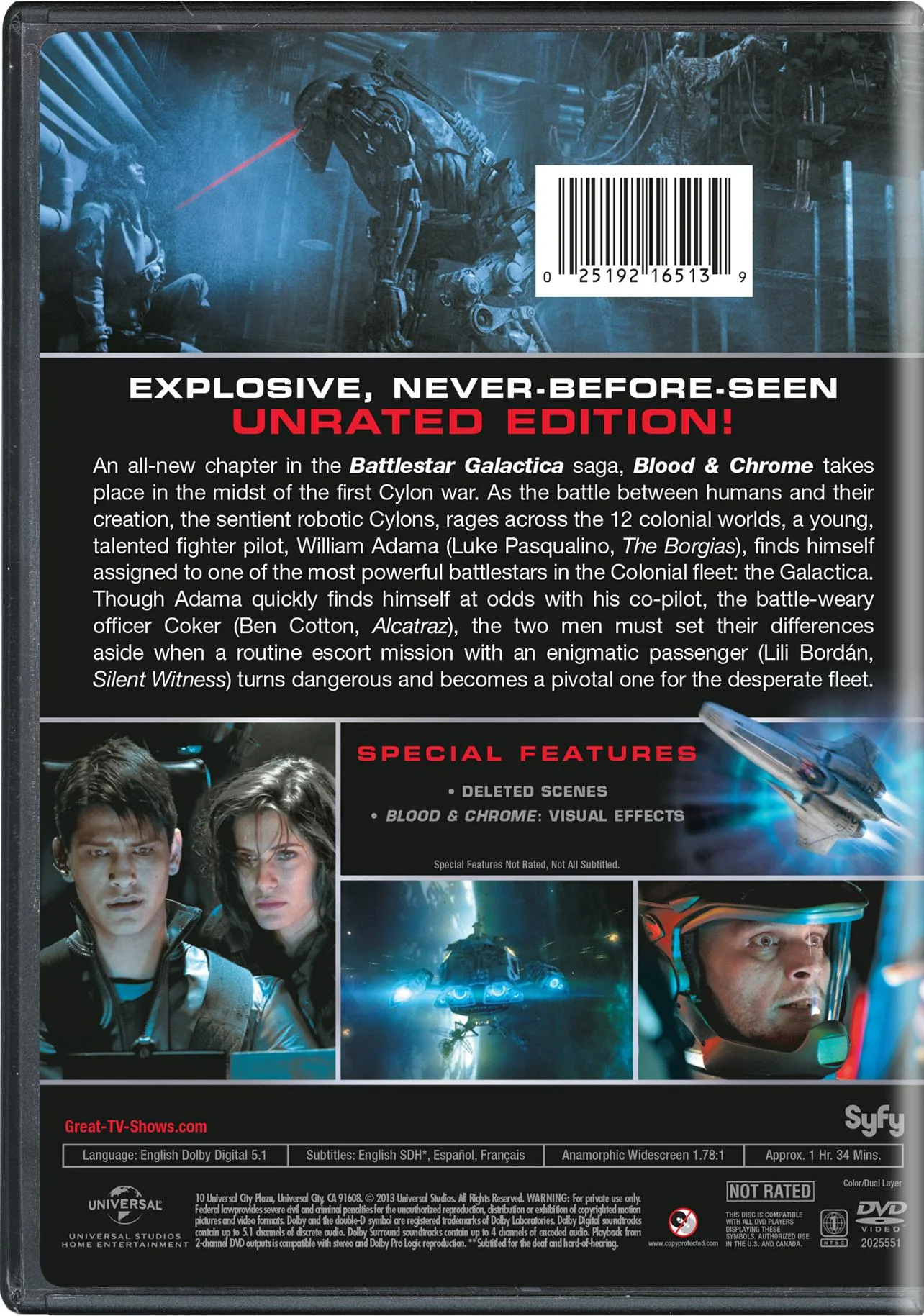 Battlestar Galactica: Blood and Chrome [DVD] - Image 2