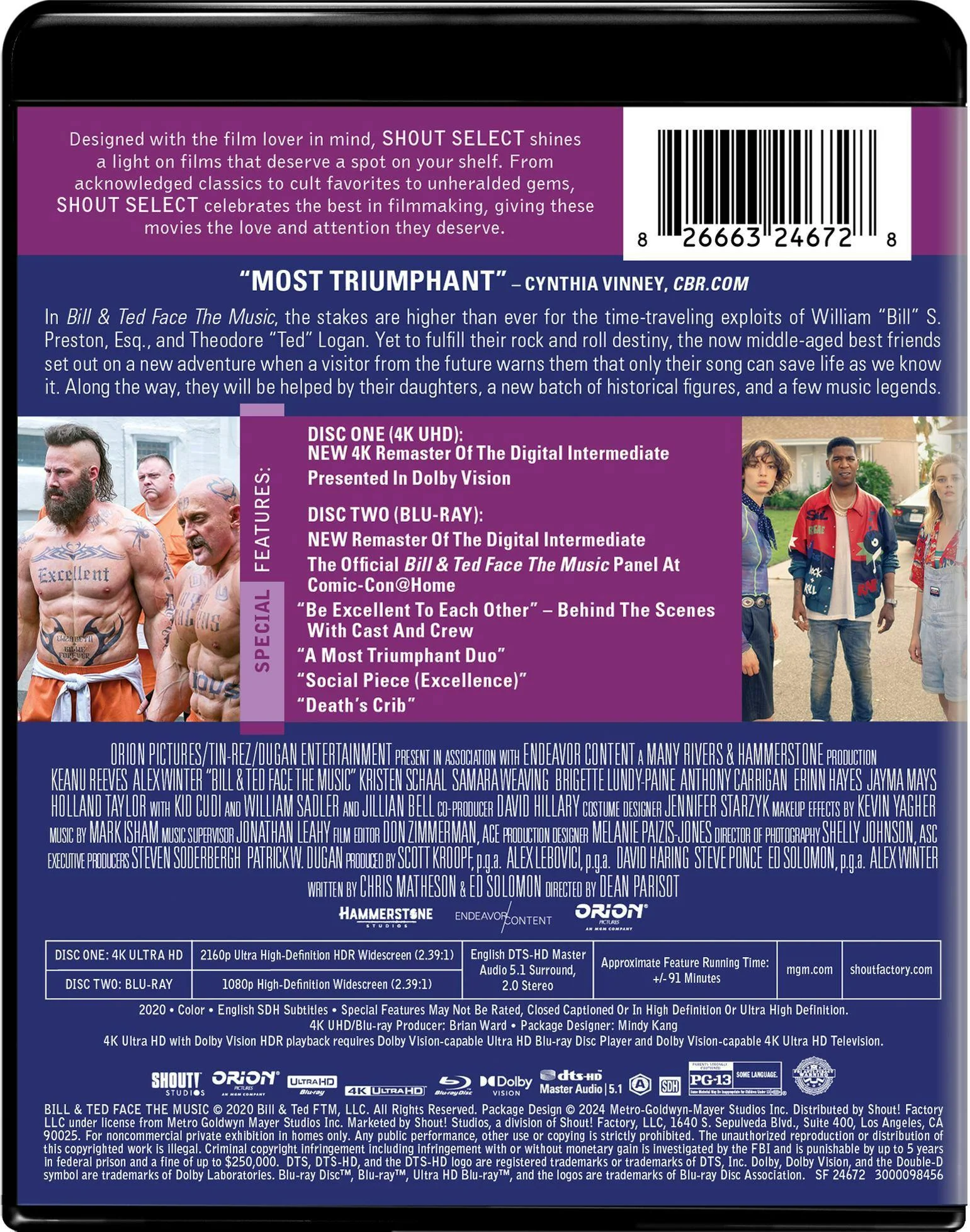 Bill & Ted Face The Music (4K Ultra HD + Blu-ray) [UHD] - Image 3