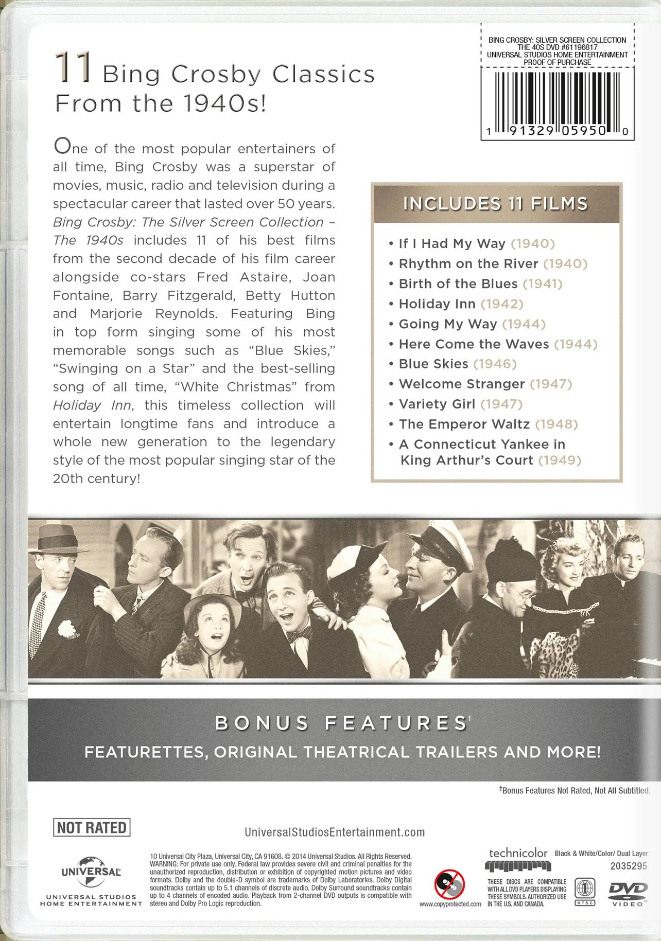Bing Crosby: The Silver Screen Collection - The 1940s (Box Set) [DVD] - Image 2