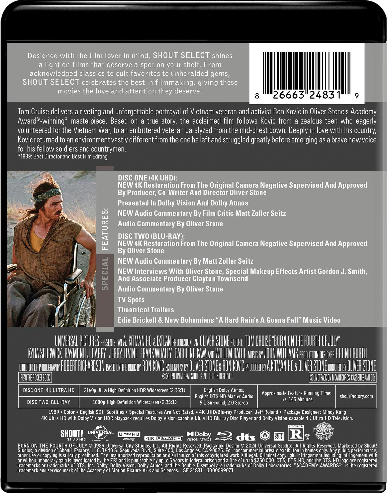 Born on the Fourth of July - Collector's Edition (4K Ultra HD + Blu-ray) [UHD] - Image 3