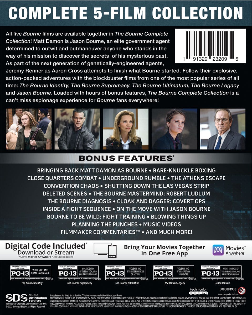Bourne: The Ultimate 5-movie Collection (Box Set) [Blu-ray] - Image 3