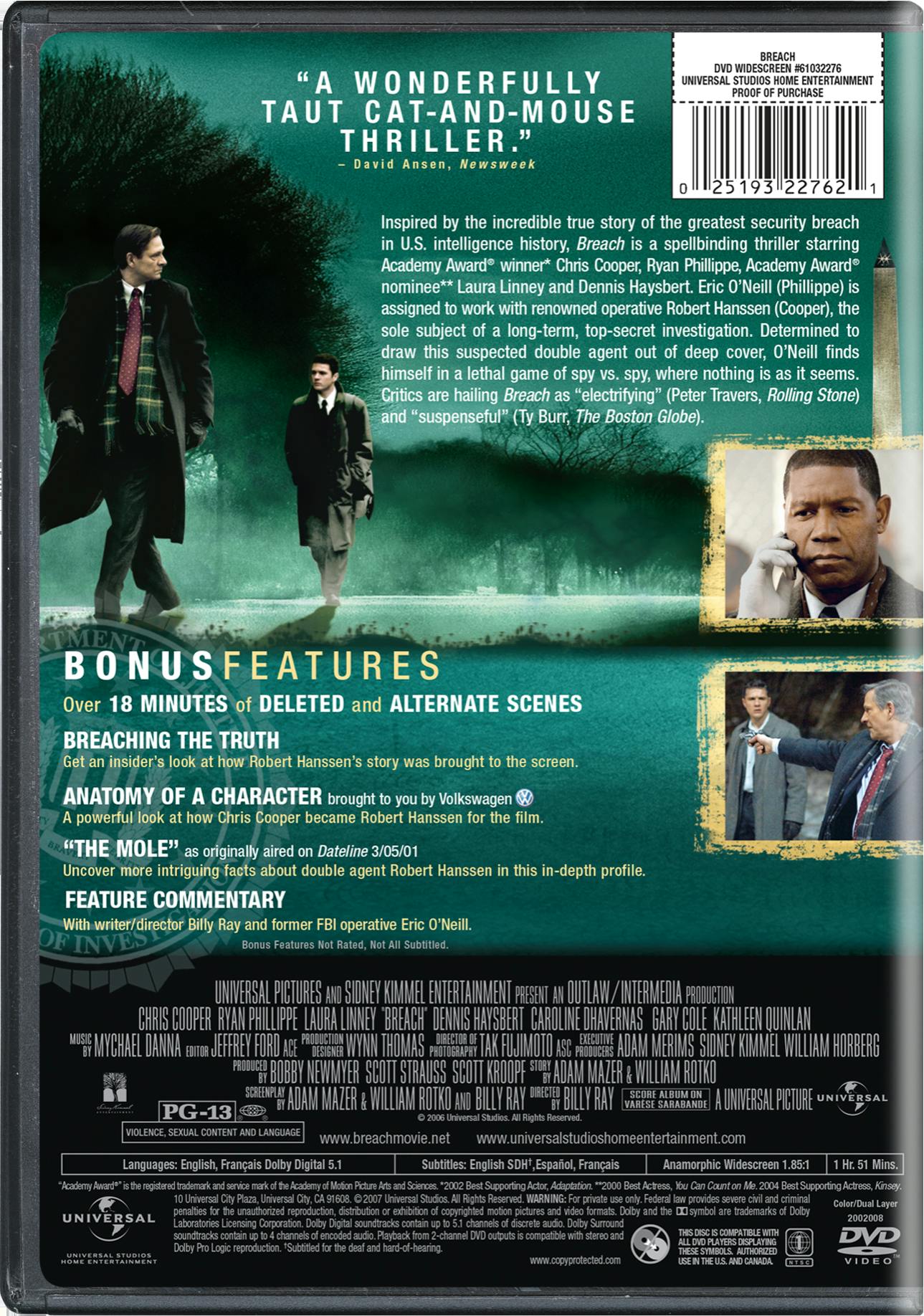 Breach (DVD Widescreen) [DVD] - Image 2