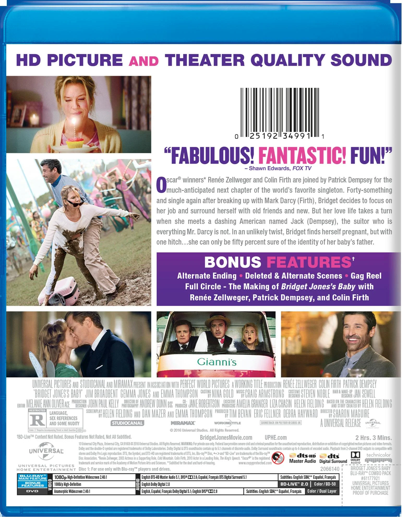 Bridget Jones's Baby (with DVD) [Blu-ray] - Image 2