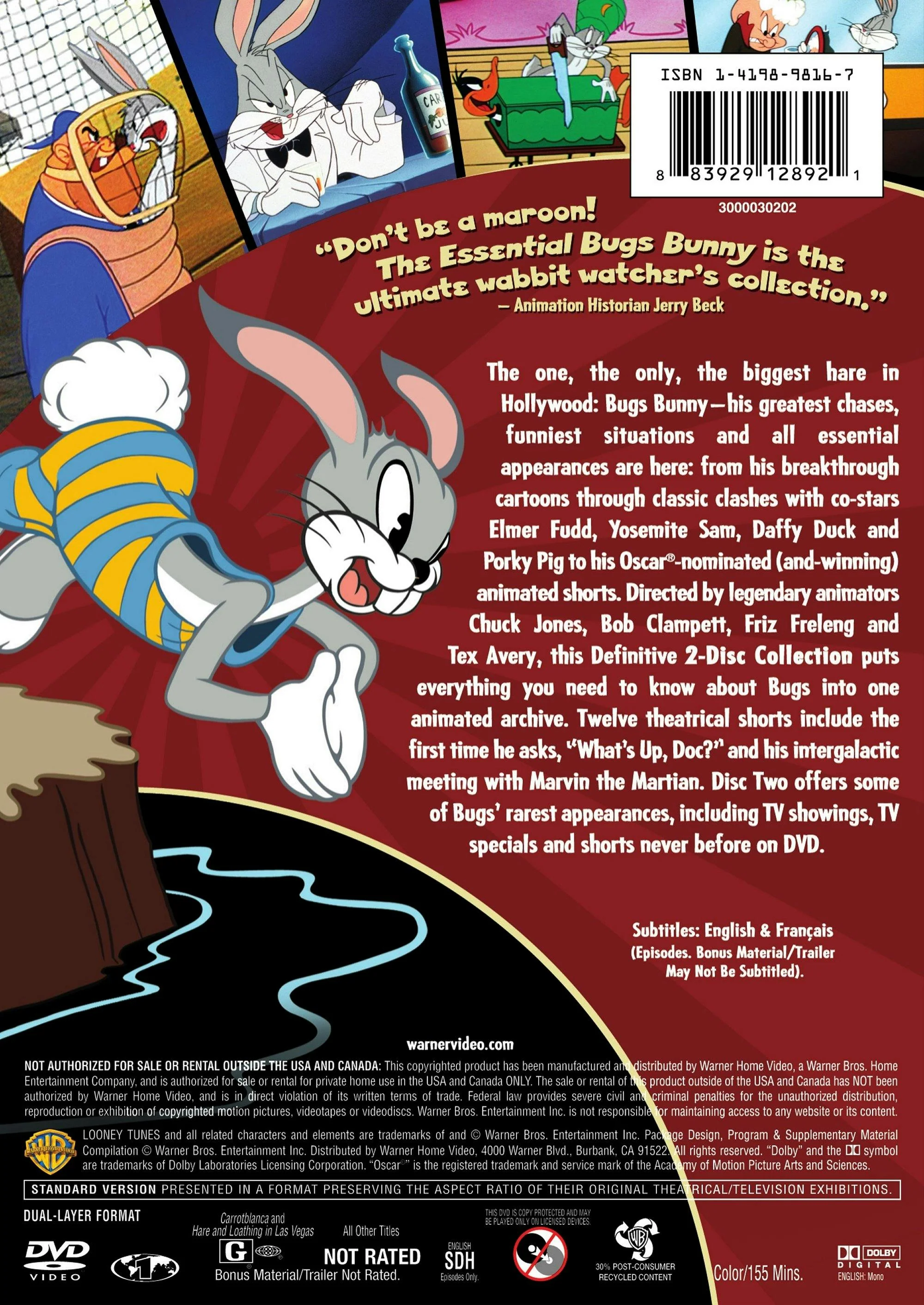Bugs Bunny: The Essential Bugs Bunny [DVD] - Image 2