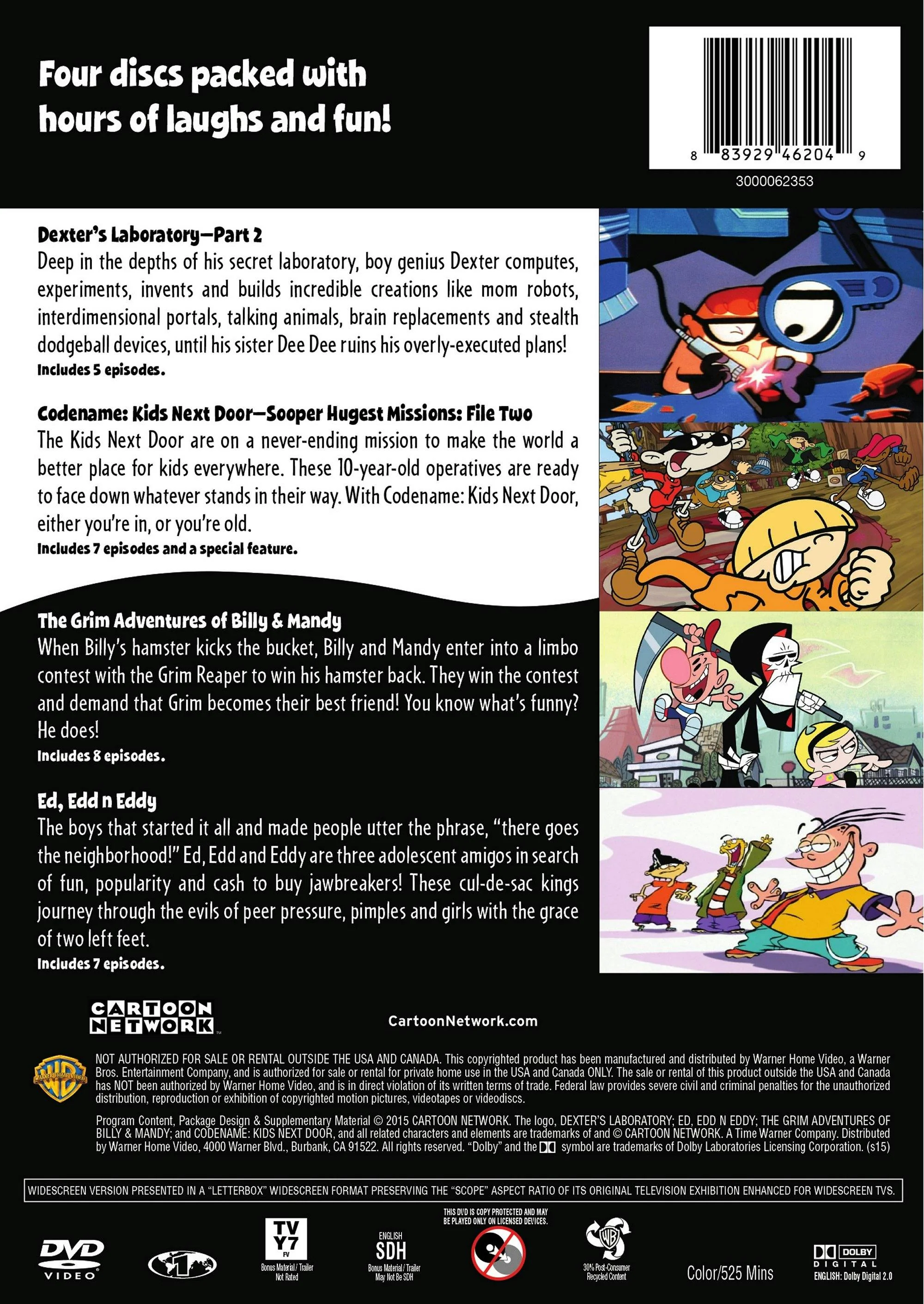 Cartoon Network Hall of Fame Collection Vol. 3 (Box Set) [DVD] - Image 2