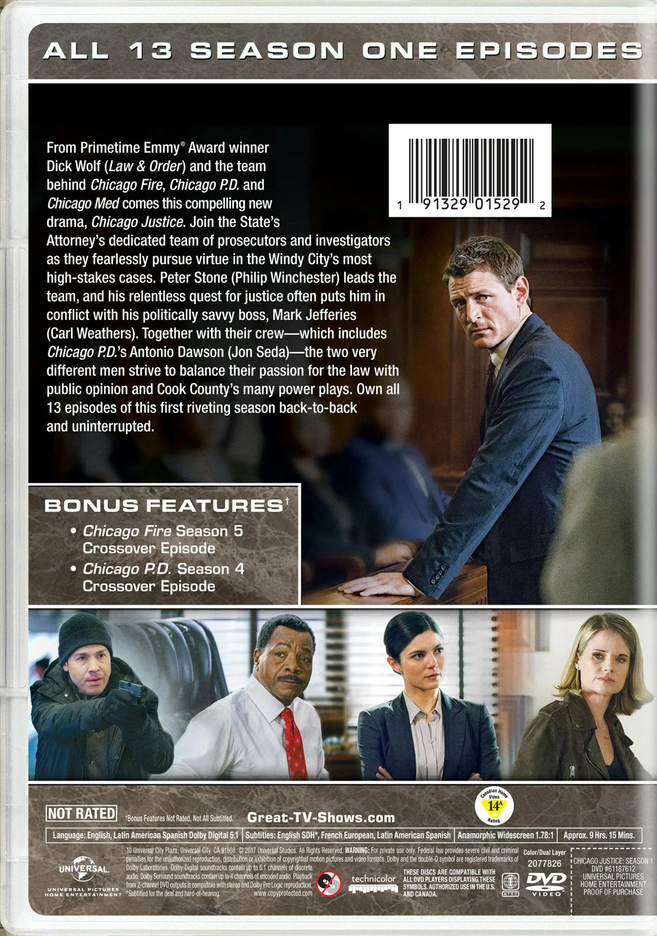 Chicago Justice: Season One [DVD] - Image 2