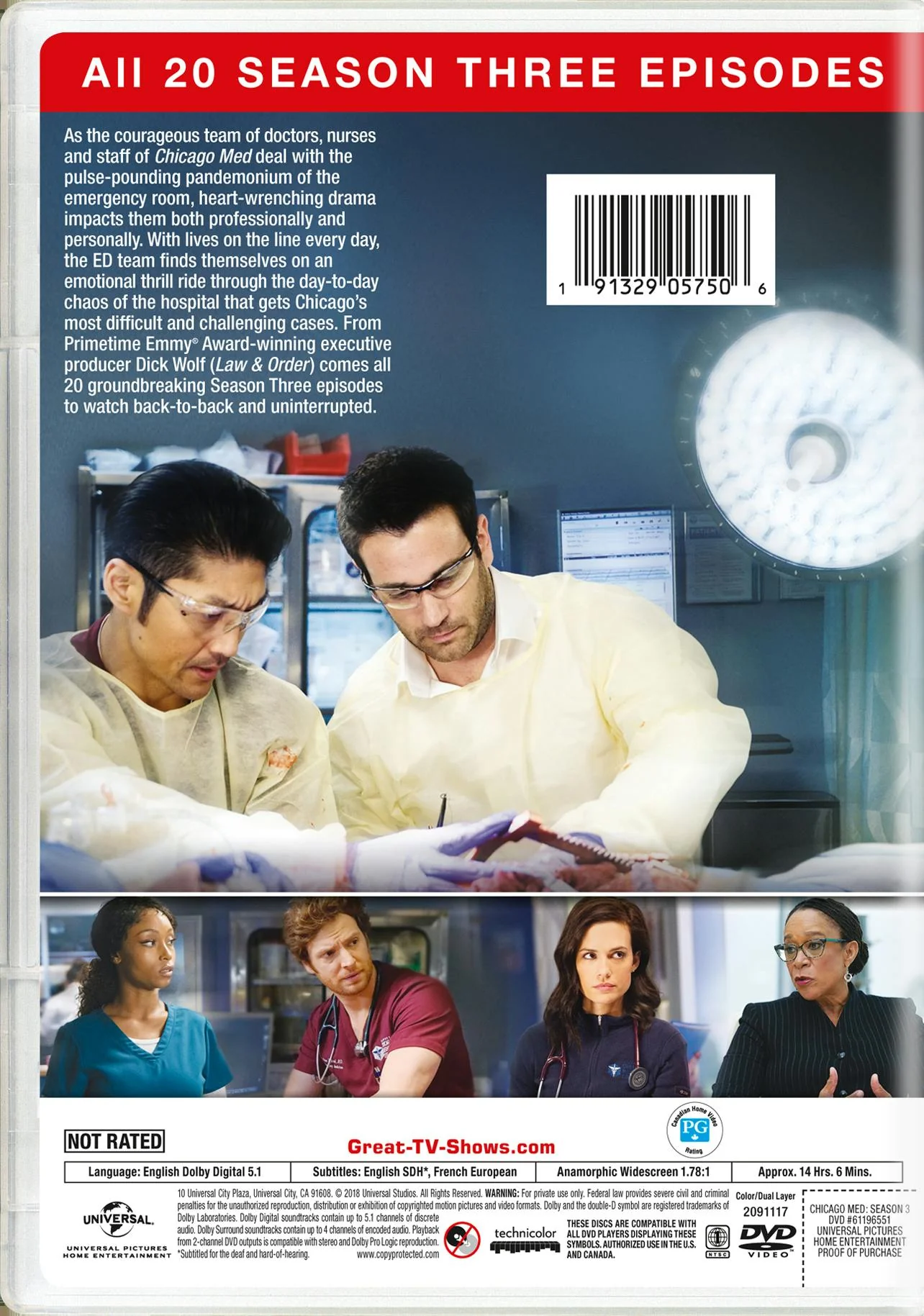 Chicago Med: Season Three [DVD] - Image 2