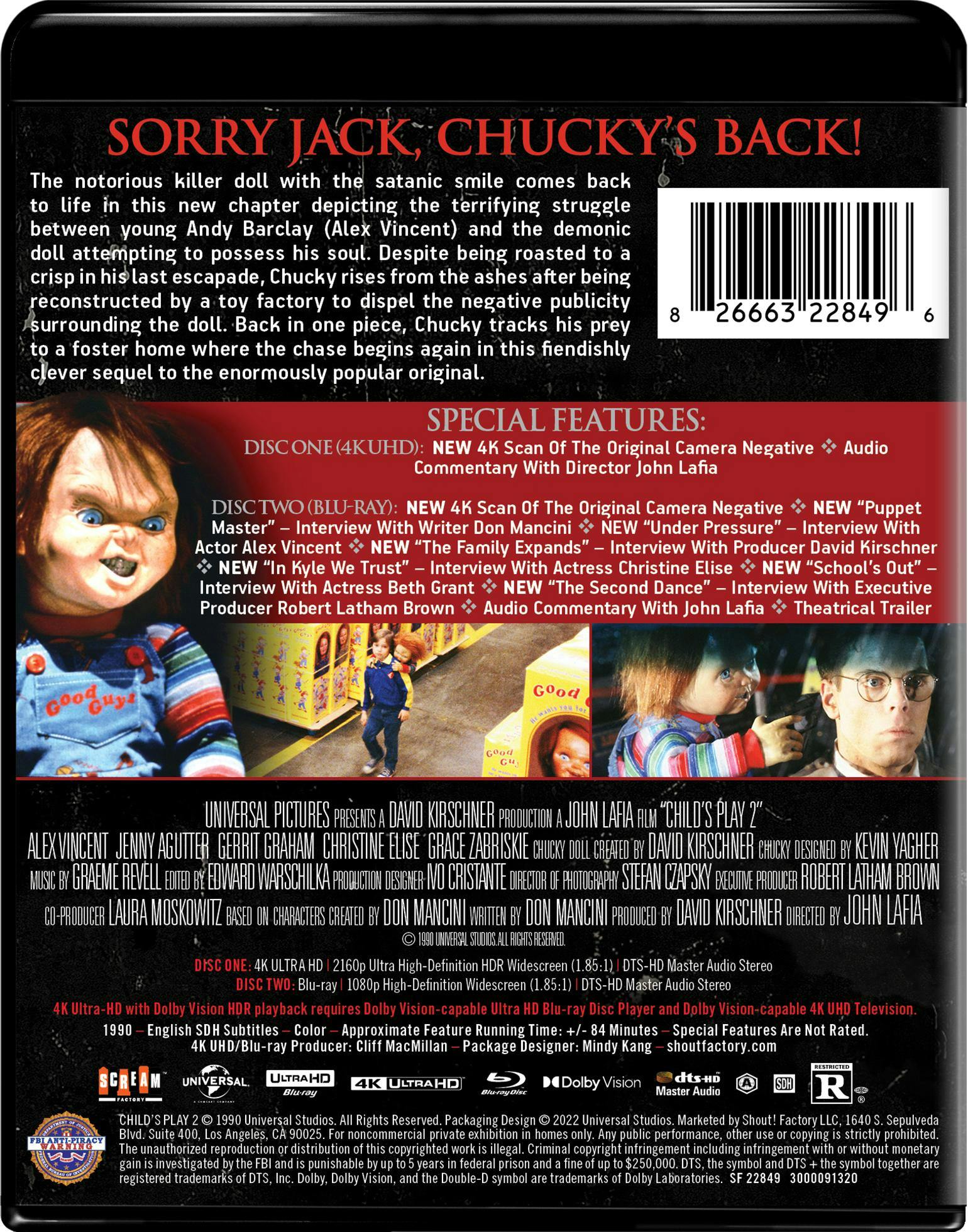 Child's Play 2 [Collector's Edition] [UHD] - Image 3