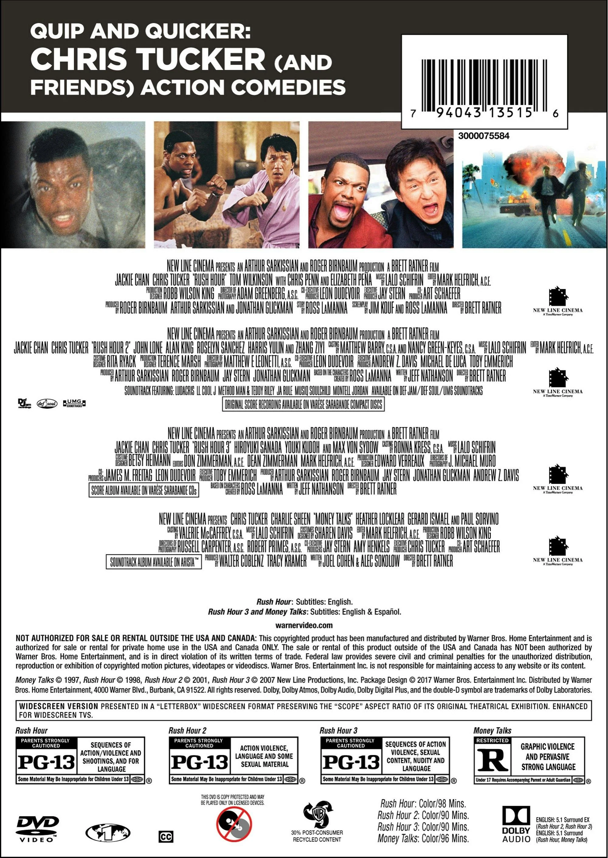 Chris Tucker Collection (DVD Set) [DVD] - Image 3