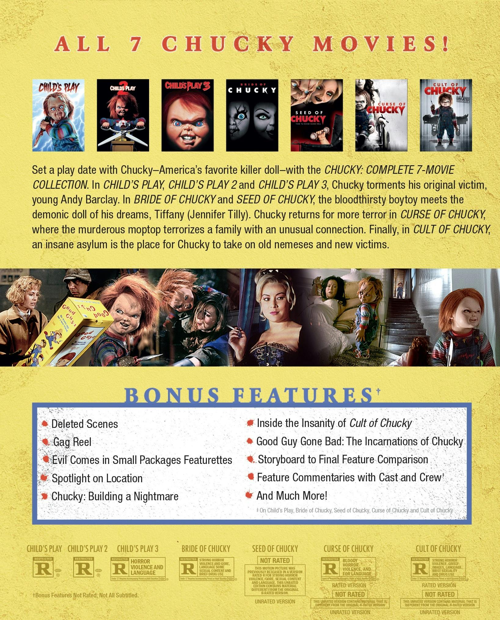 Chucky: Complete 7-movie collection [Blu-ray] - Image 3