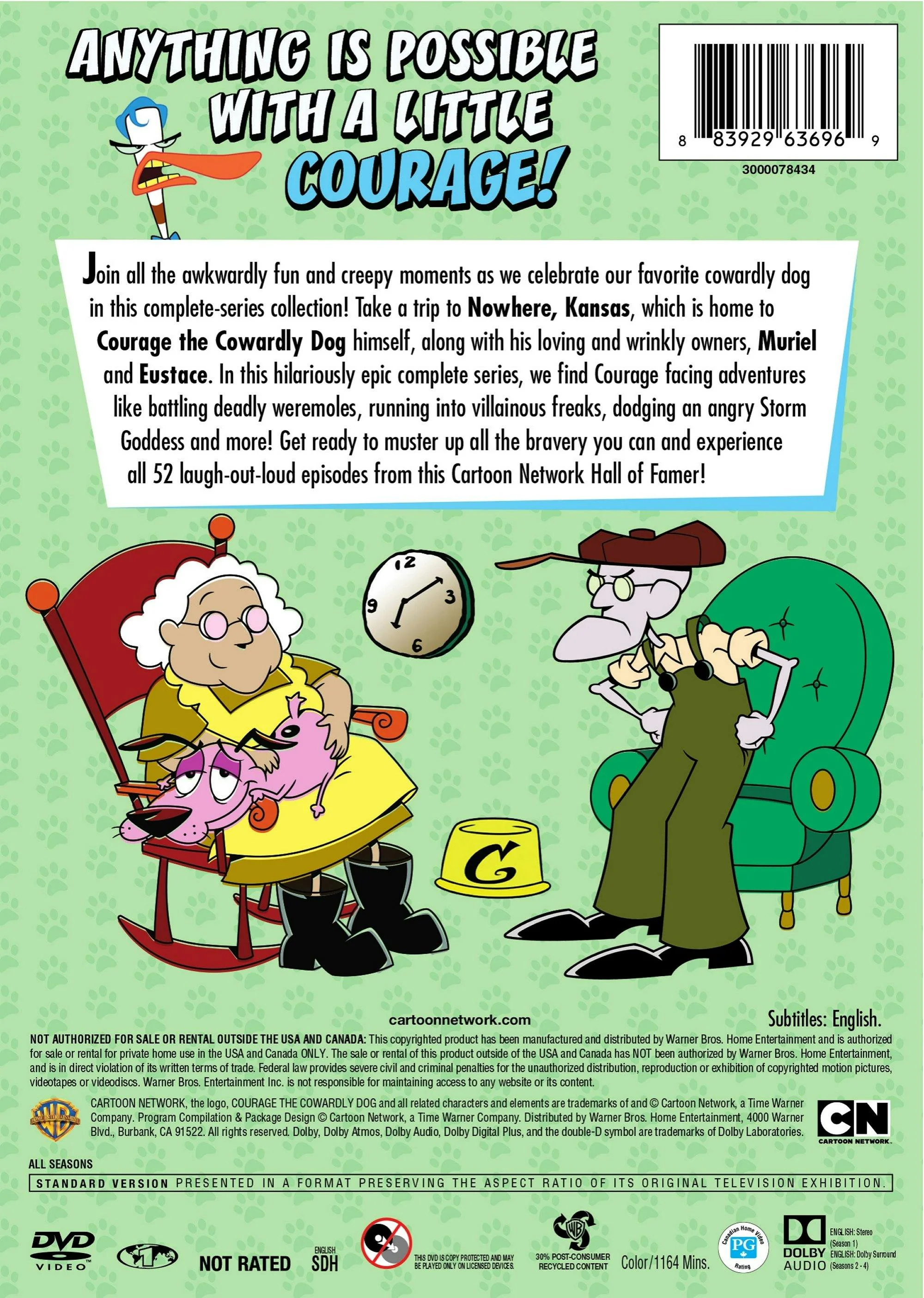 Courage the Cowardly Dog: The Complete Series (Box Set) [DVD] - Image 2