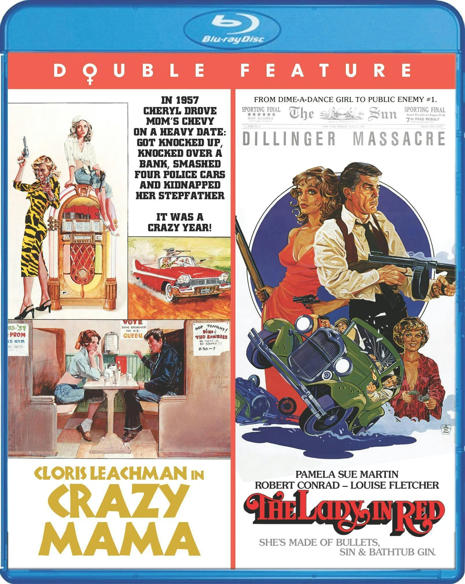 Crazy Mama/Lady In Red [Blu-ray]