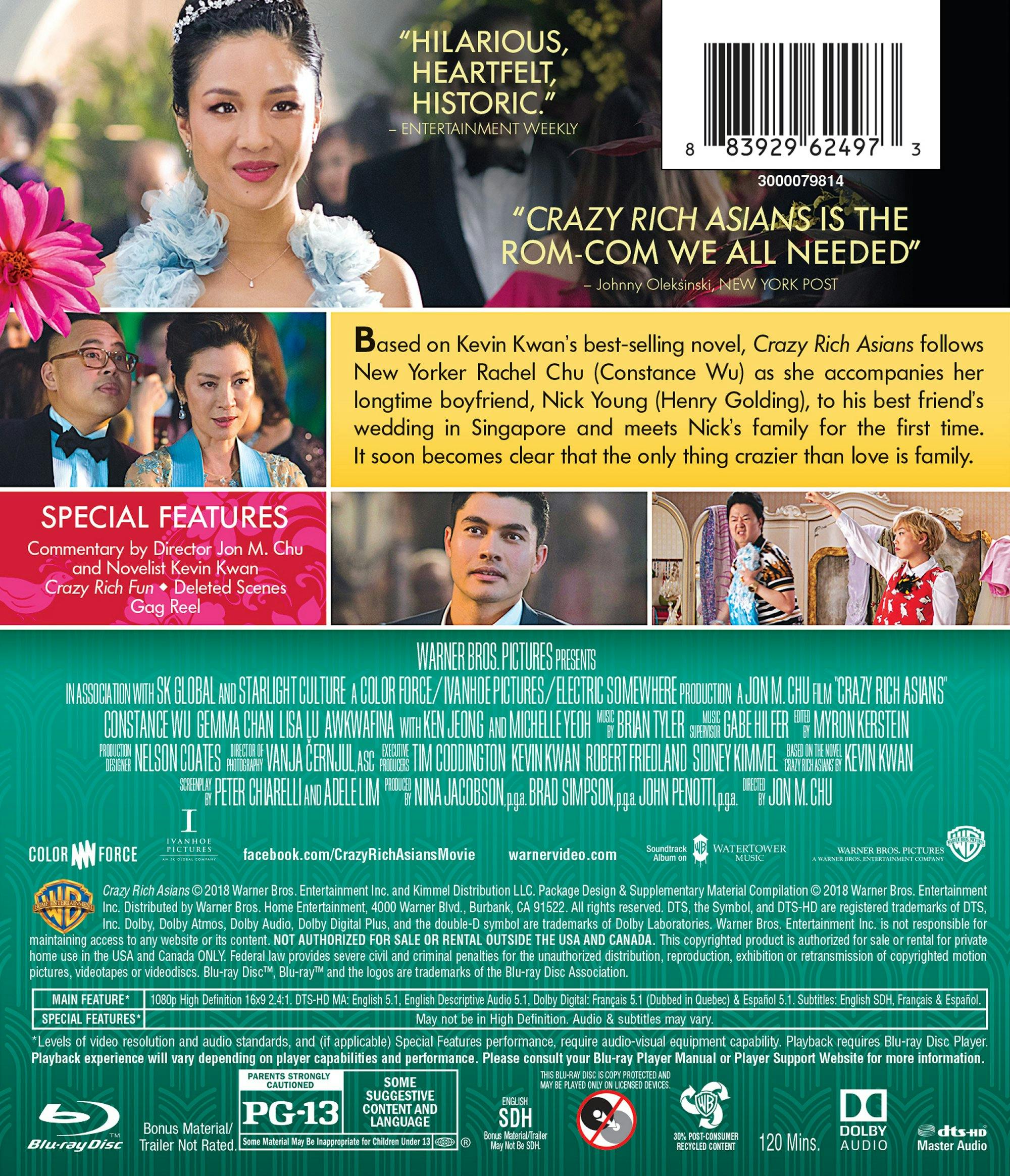 Crazy Rich Asians [Blu-ray] - Image 2