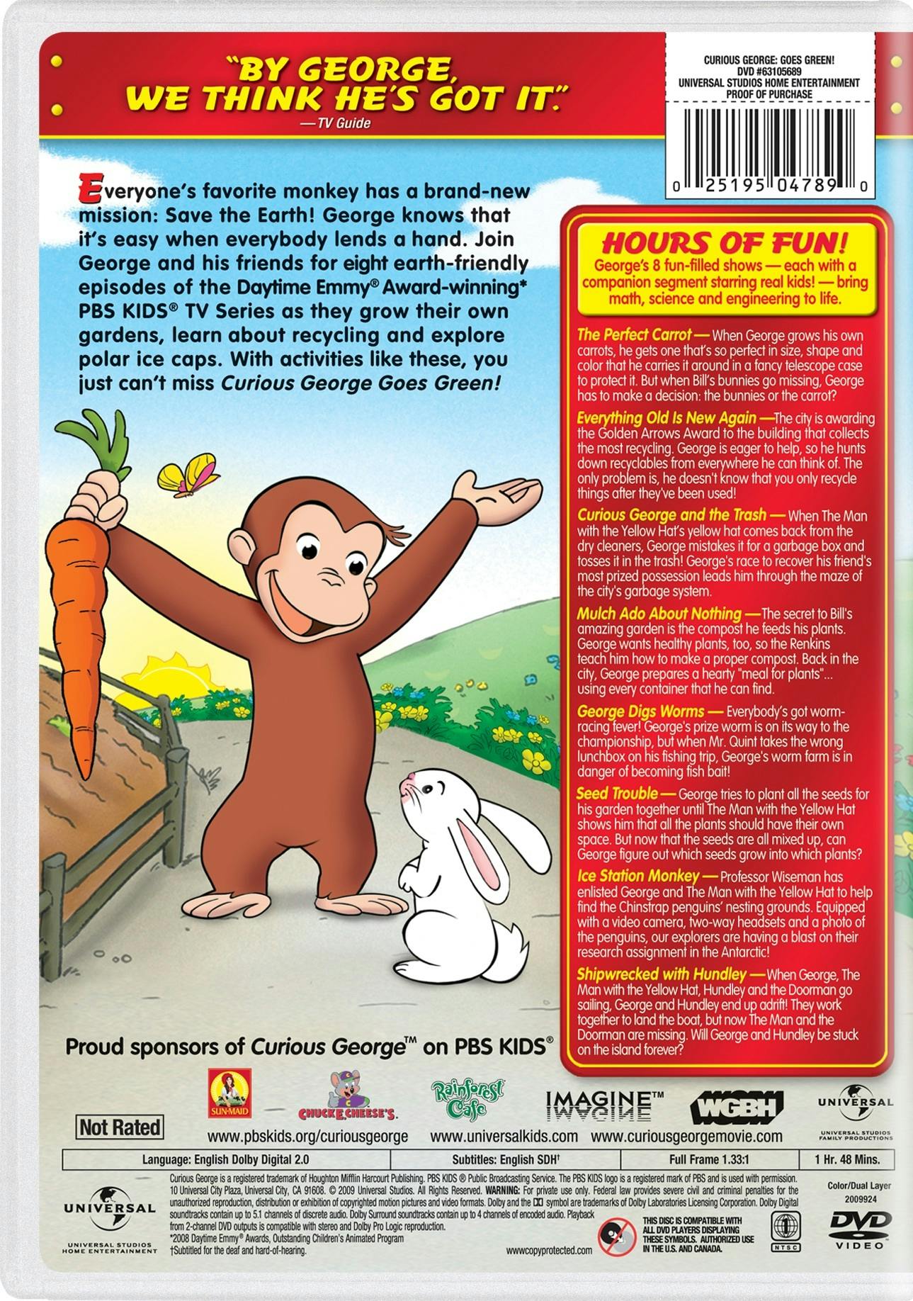 Curious George: Goes Green! [DVD] - Image 2