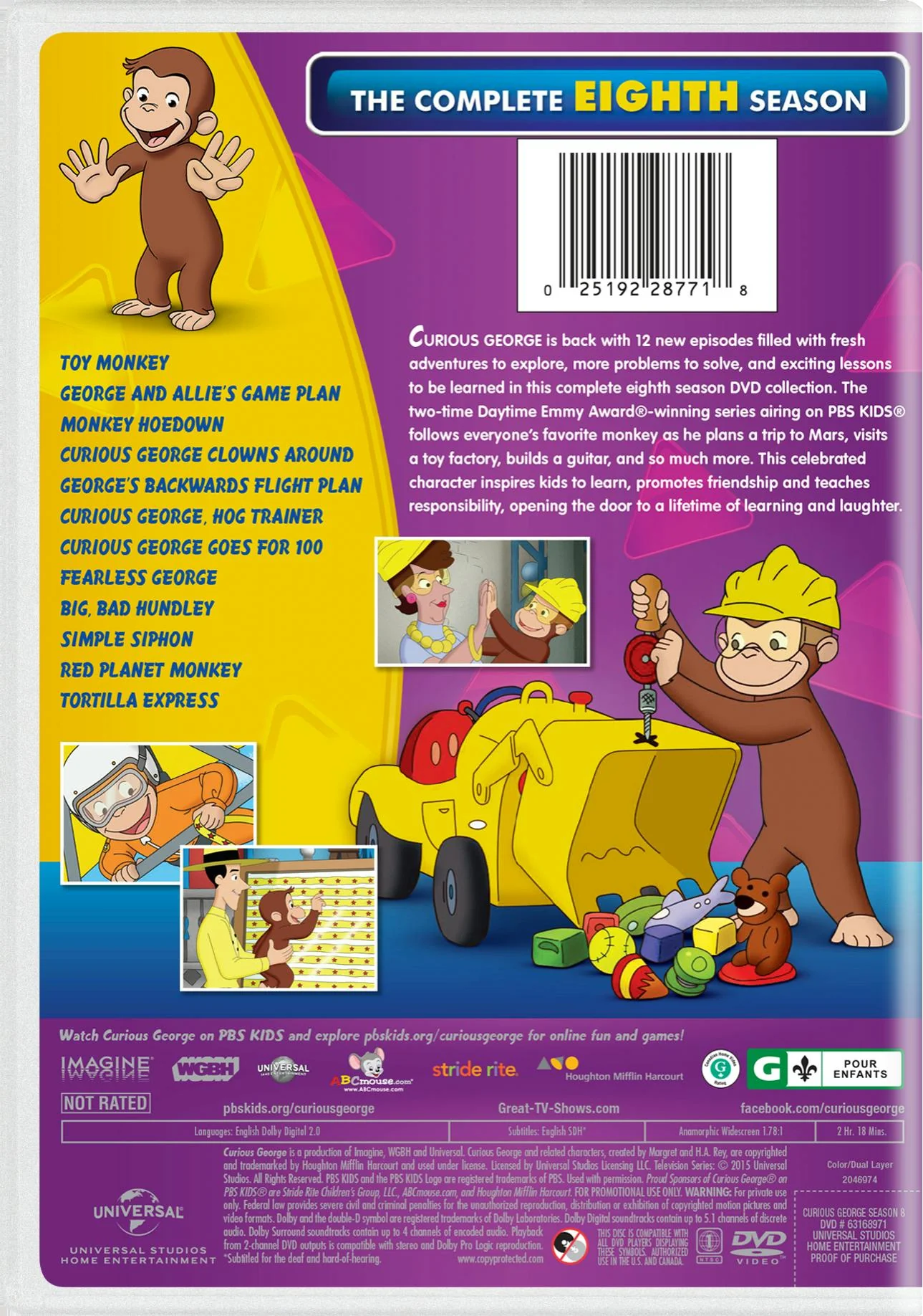 Curious George: Season 8 [DVD] - Image 2