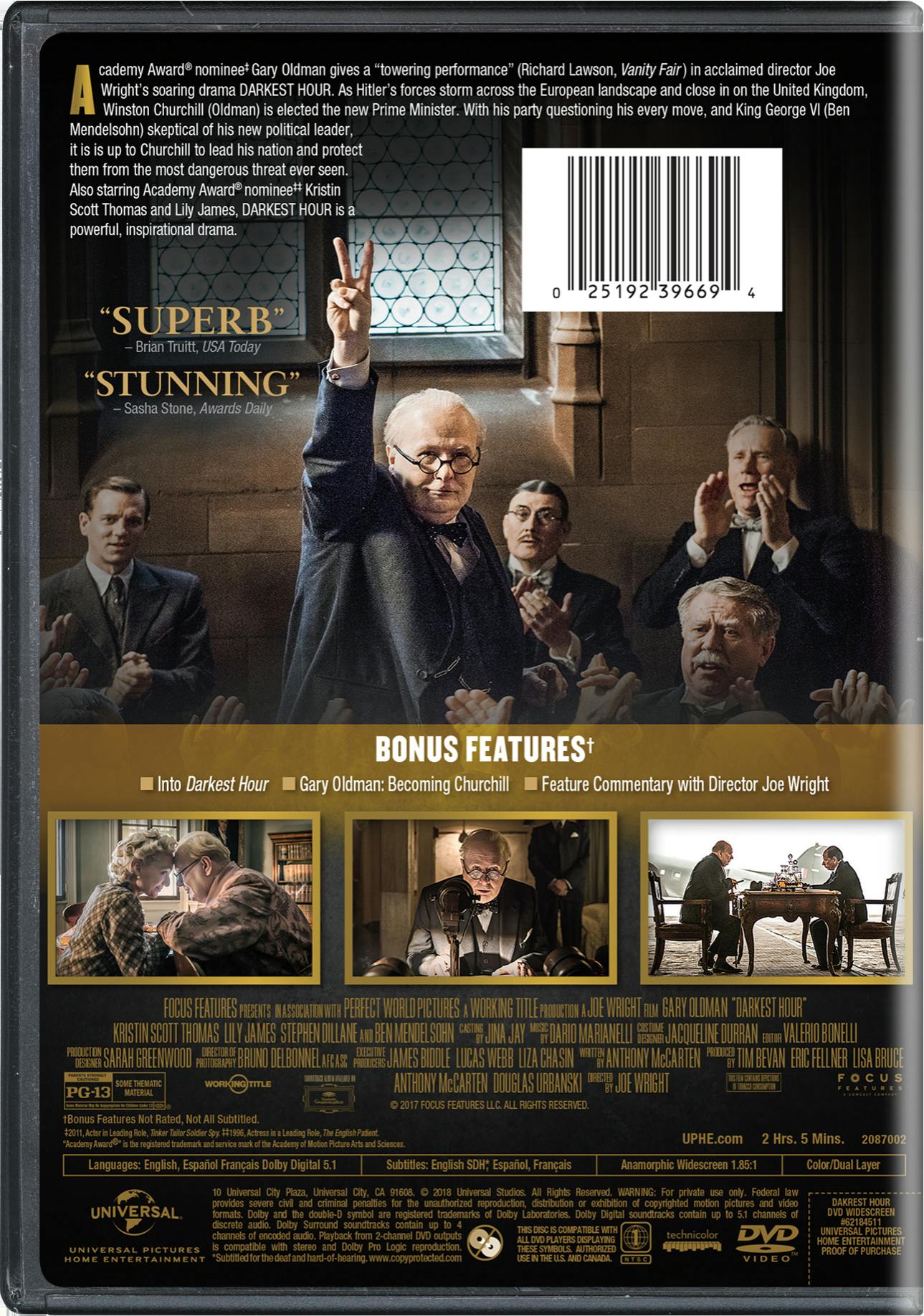 Darkest Hour [DVD] - Image 2
