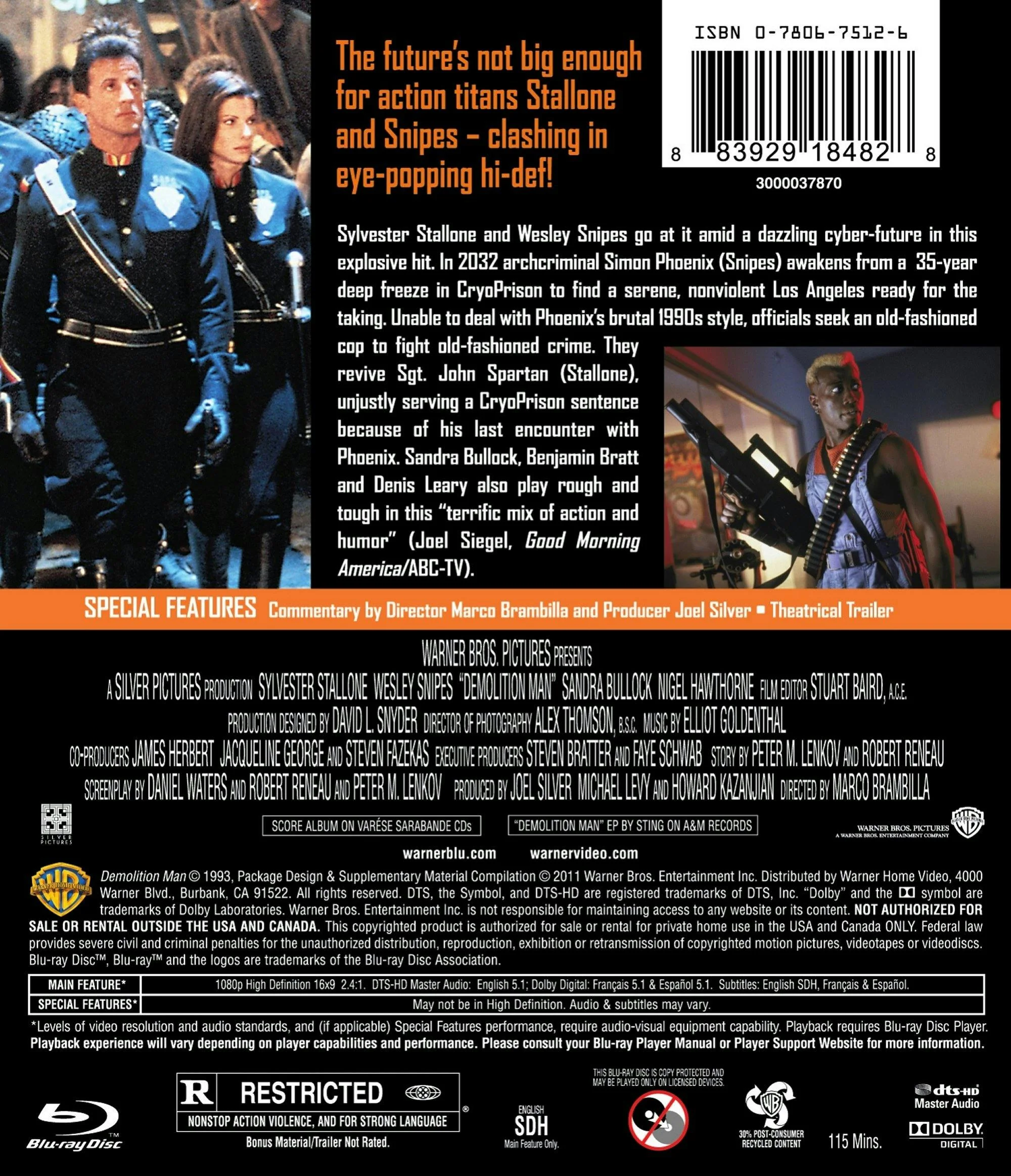 Demolition Man [Blu-ray] - Image 2