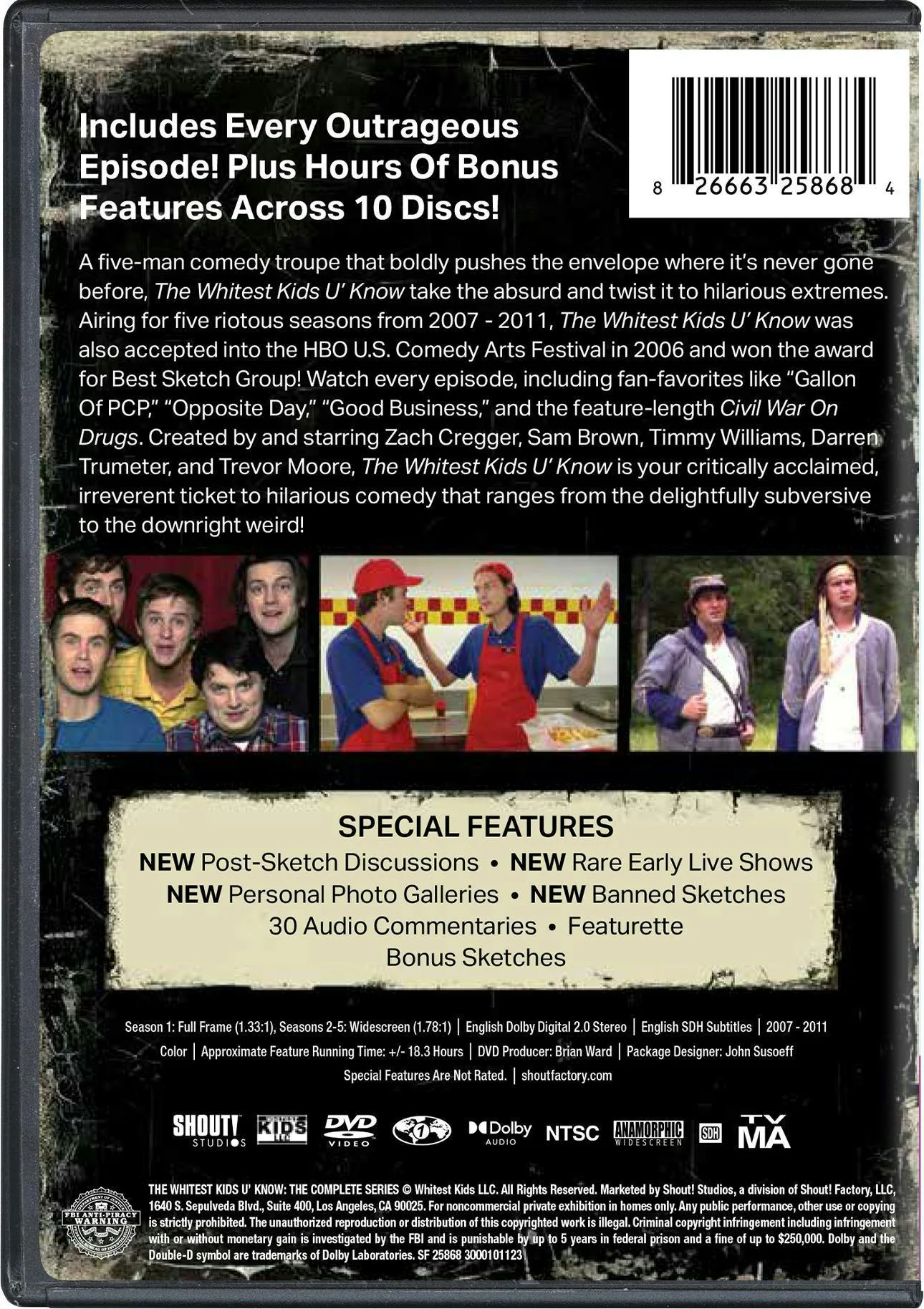 The Whitest Kids U'Know: The Complete Series [DVD] - Image 3