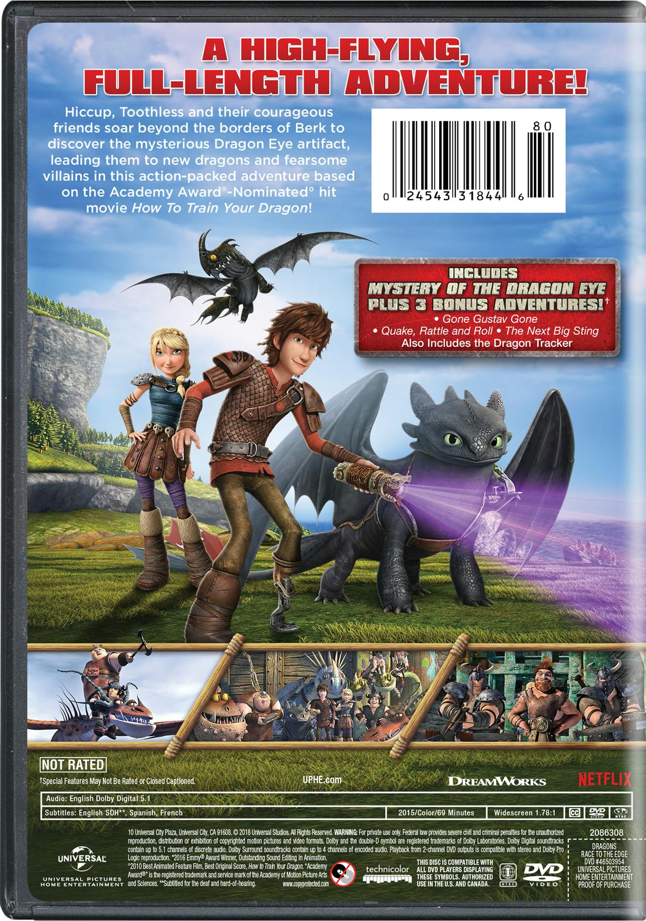 Dragons: Race to the Edge - Mystery of the Dragon Eye [DVD] - Image 2
