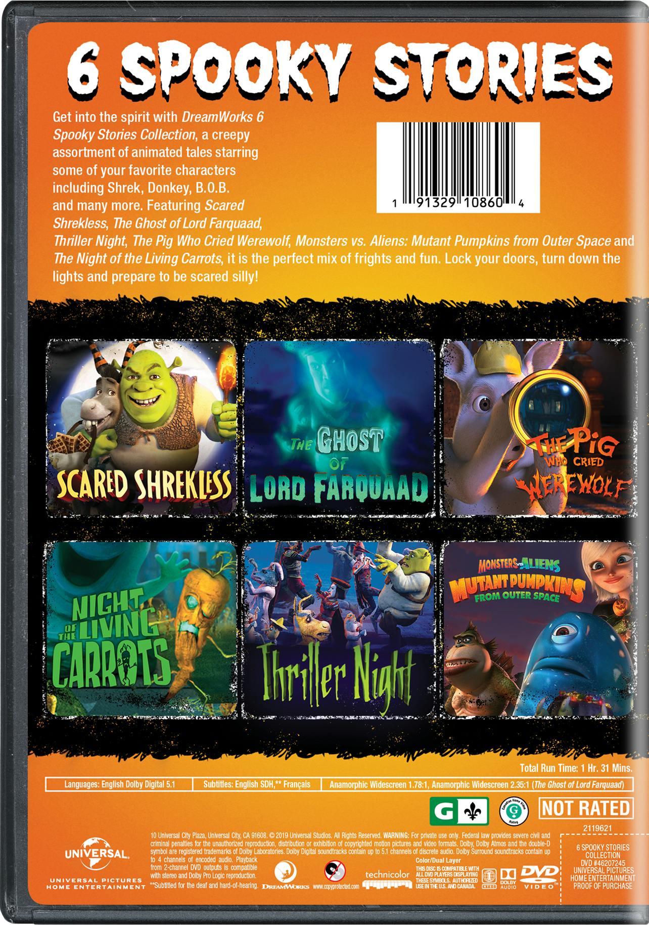 DreamWorks 6 Spooky Stories Collection (DVD Set) [DVD] - Image 3