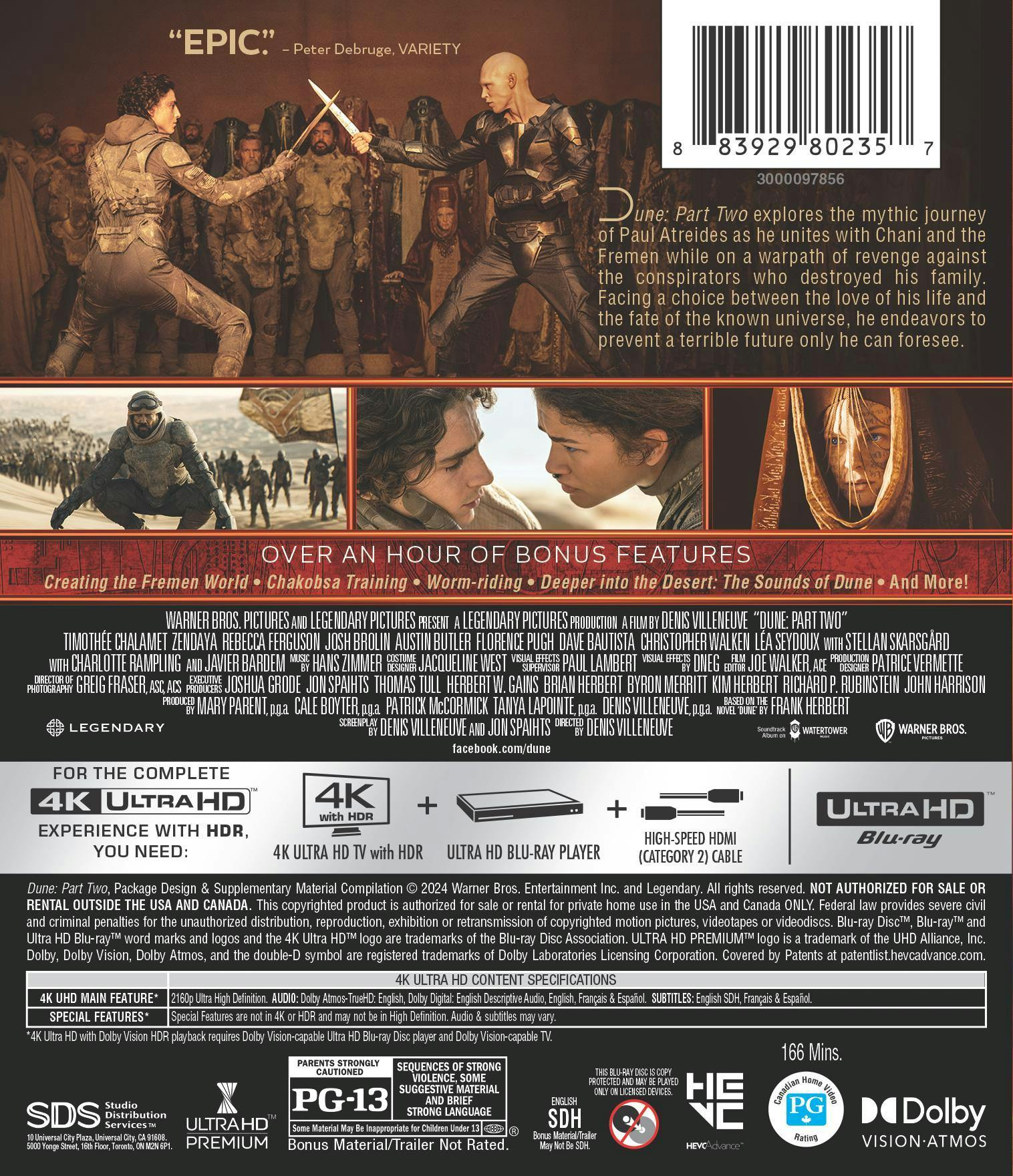Dune: Part Two (4K Ultra HD) [UHD] - Image 3