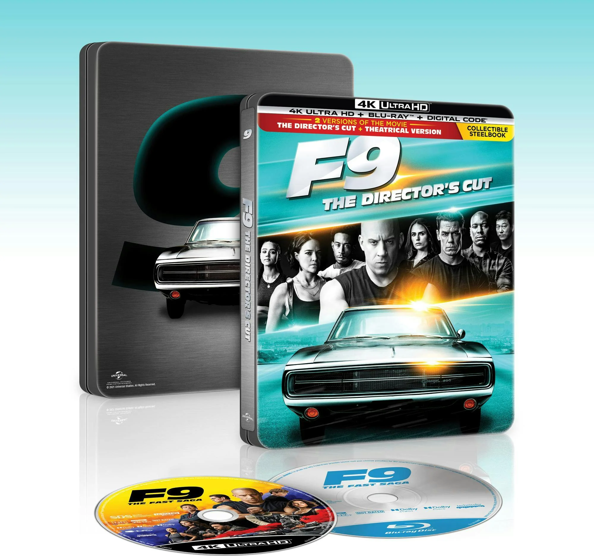 F9: The Fast Saga - Limited Edition Steelbook 4K Ultra HD + Blu-ray + Digital [UHD] - Image 4