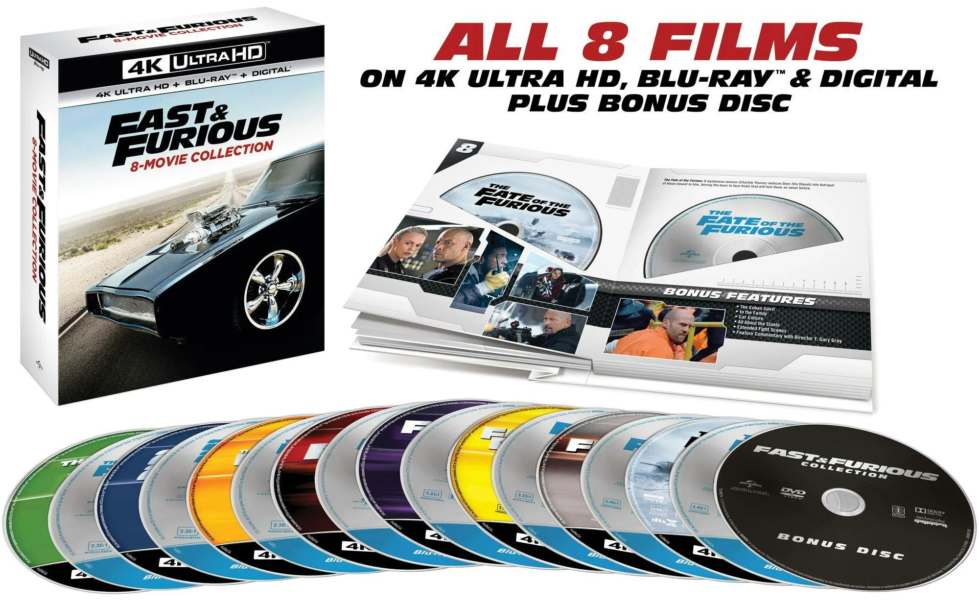 Fast & Furious: 8-movie Collection (4K Ultra HD) [UHD] - Image 5