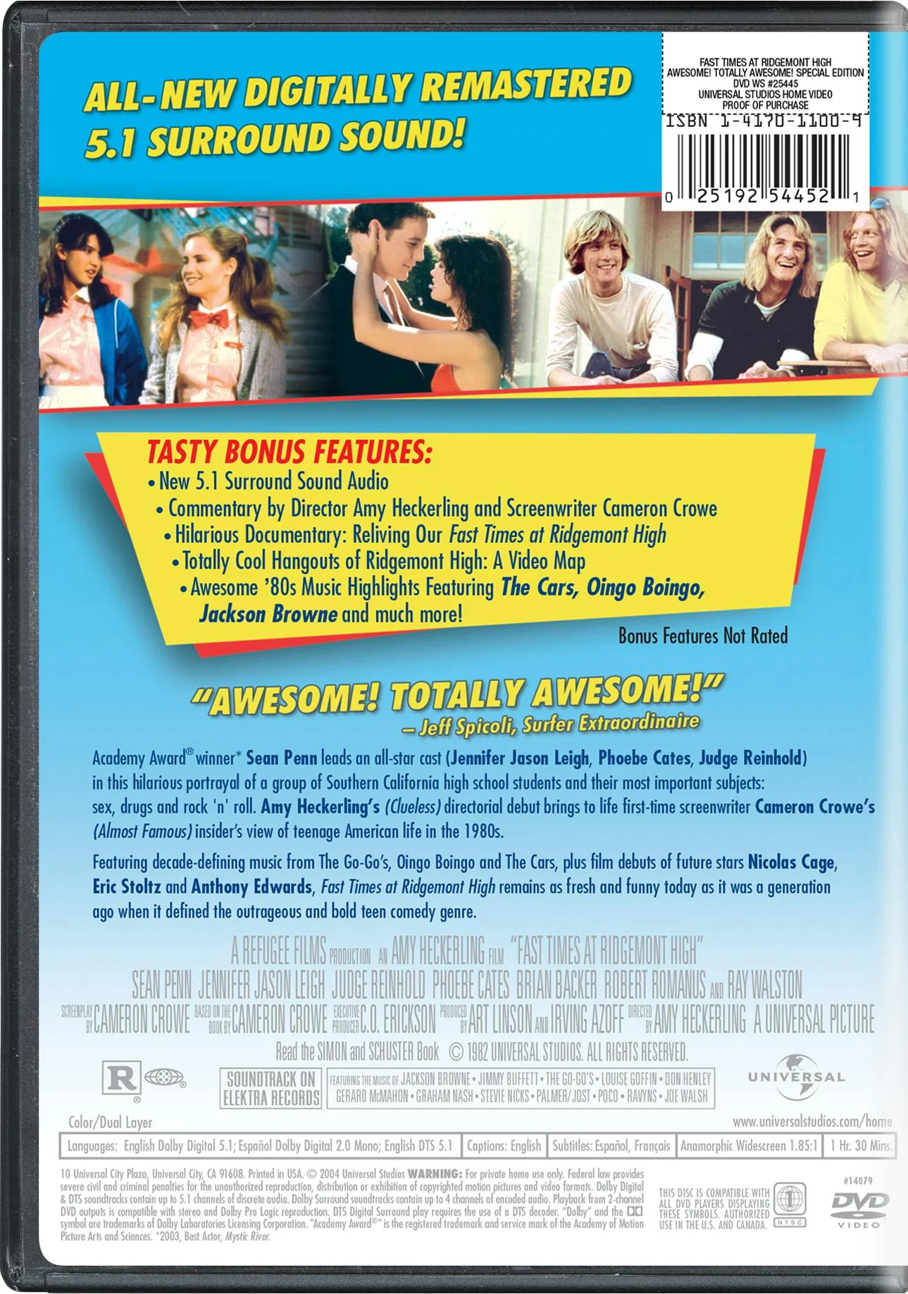 Fast Times at Ridgemont High (Special Edition) [DVD] - Image 3