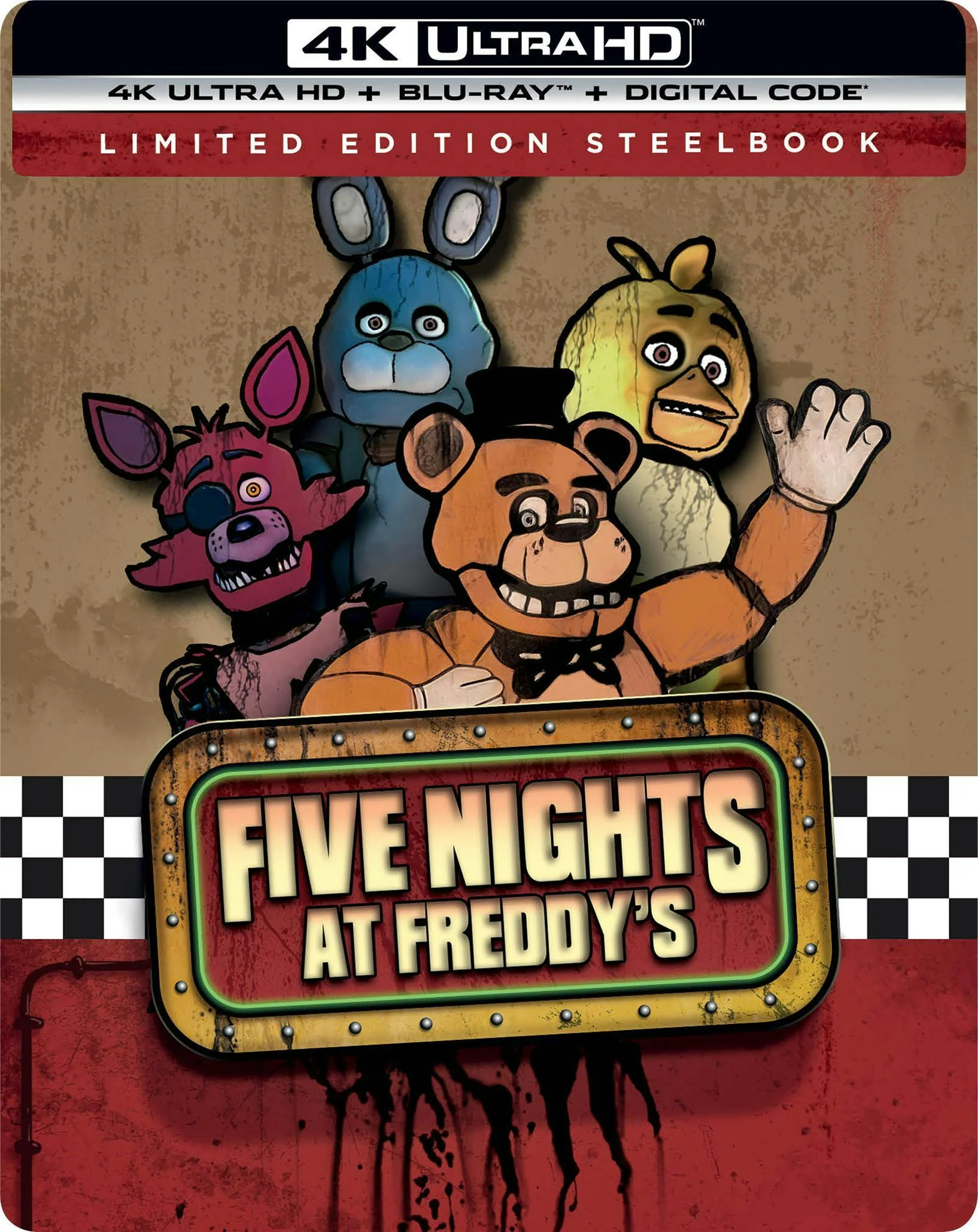 Five Nights at Freddy's (Limited Edition 4K Ultra HD Steelbook + Blu-ray + Digital) [UHD]