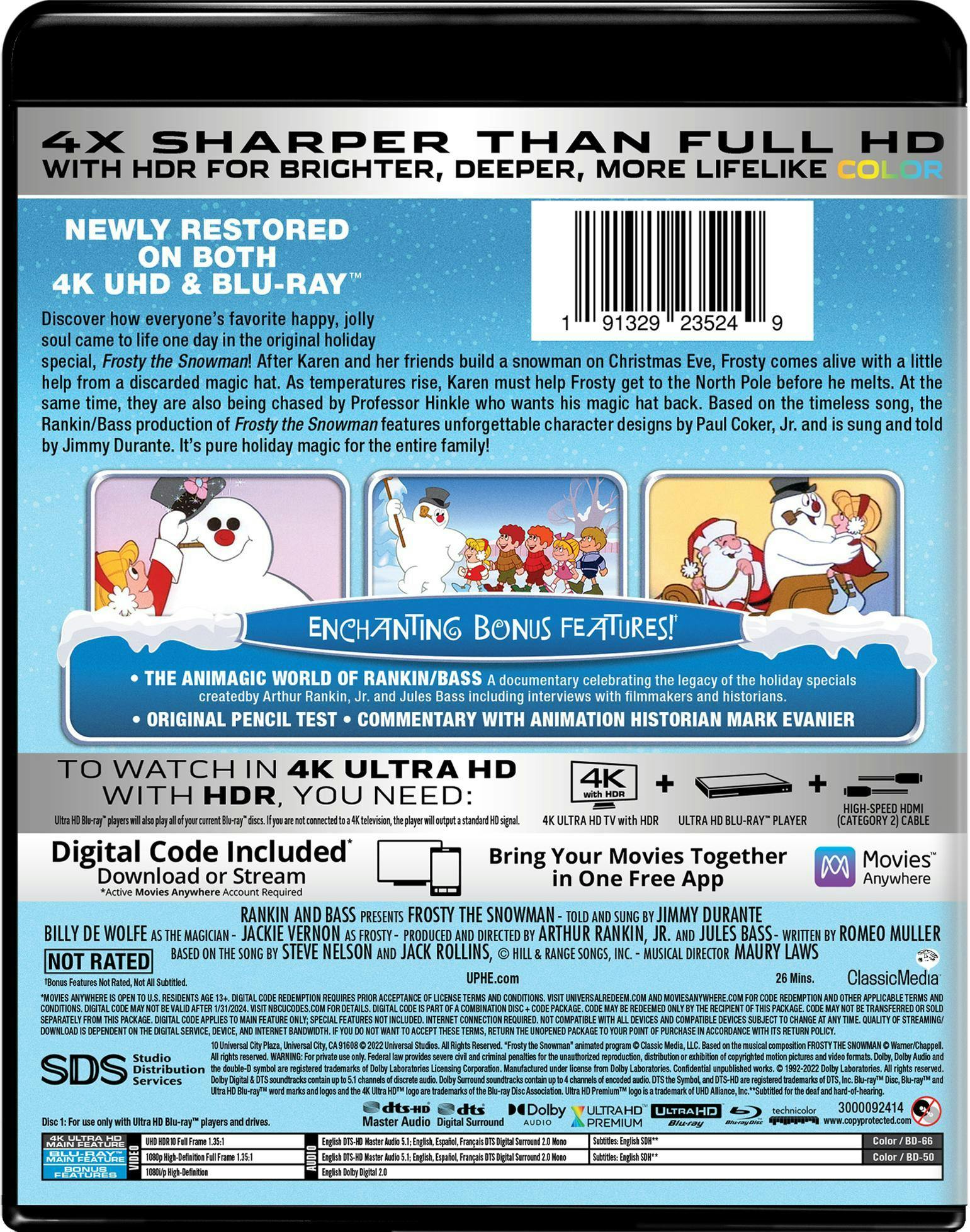 Frosty the Snowman (4K Ultra HD + Blu-ray) [UHD] - Image 3