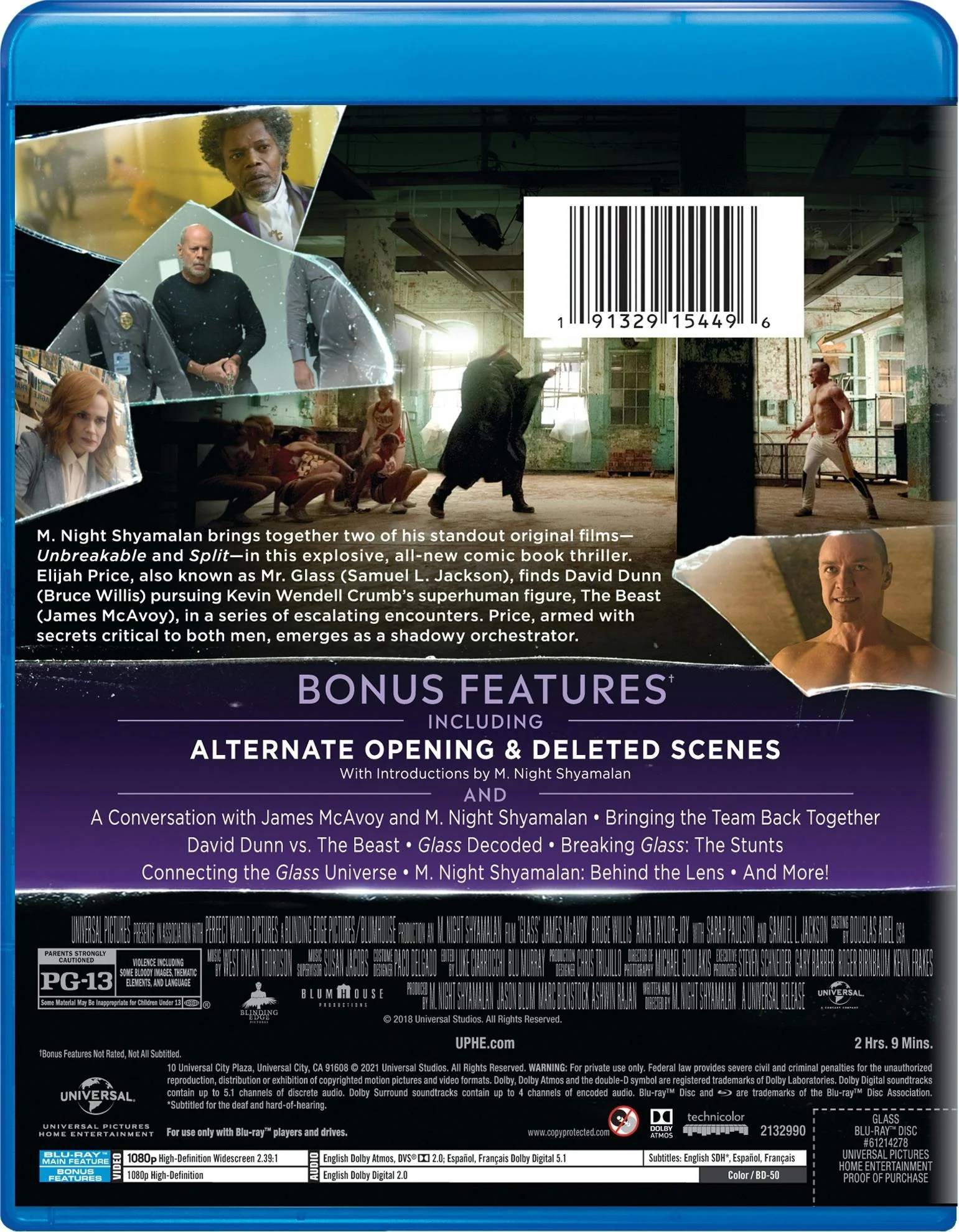 Glass (Blu-ray New Box Art) [Blu-ray] - Image 2