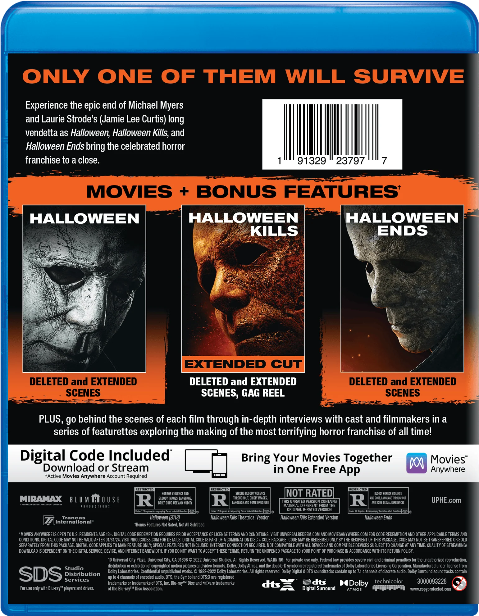 Halloween/Halloween Kills/Halloween Ends (Box Set) [Blu-ray] - Image 3