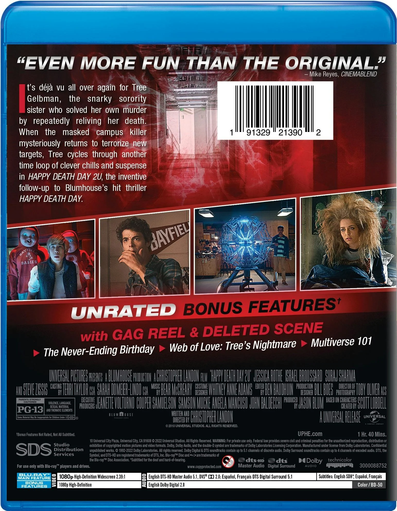 Happy Death Day 2u [Blu-ray] - Image 2