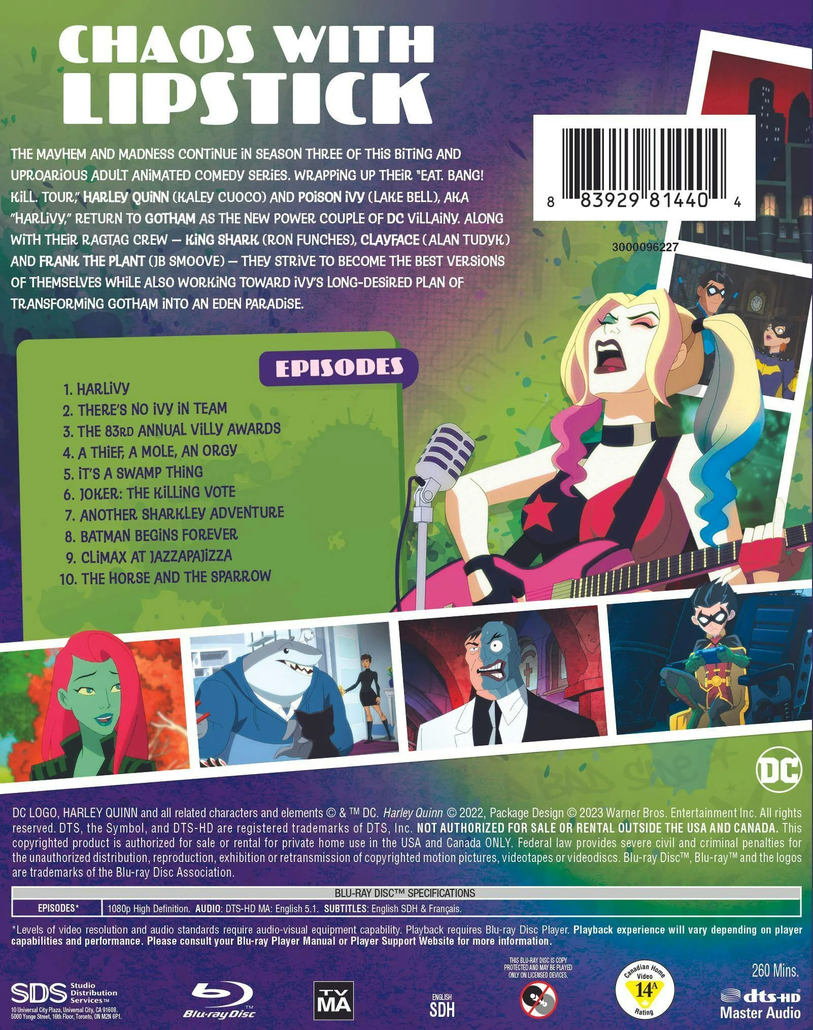 Harley Quinn: The Complete Third Season [Blu-ray] - Image 3