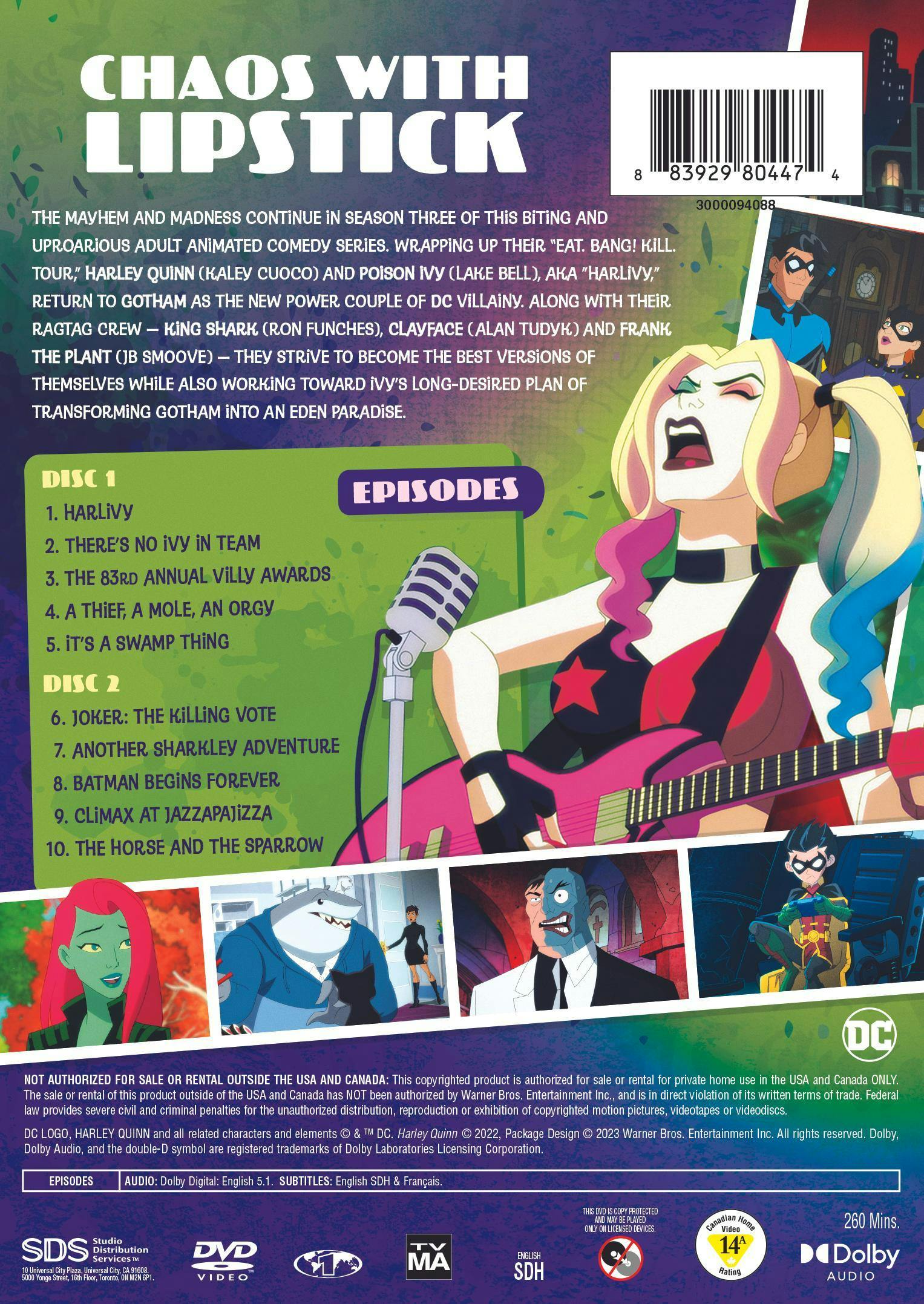 Harley Quinn: The Complete Third Season [DVD] - Image 3