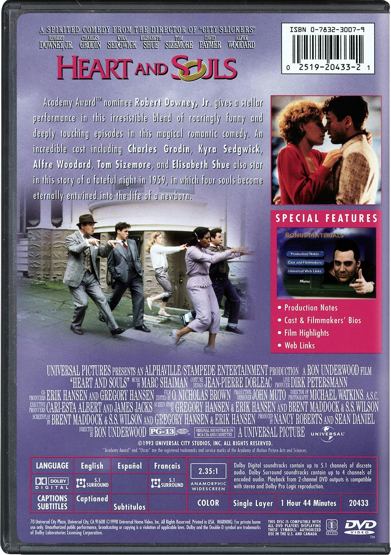 Heart and Souls [DVD] - Image 2