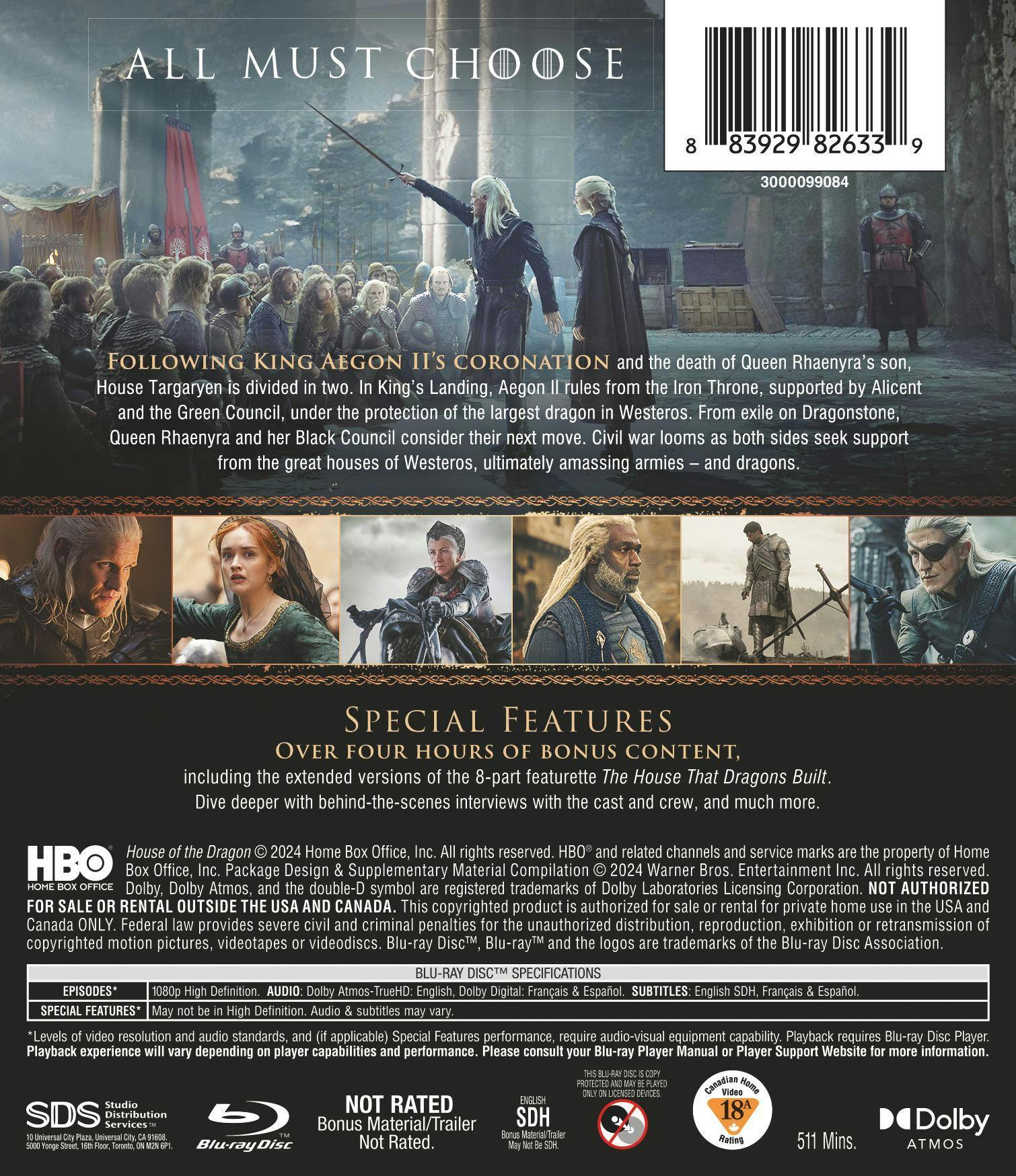 House of the Dragon: The Complete Second Season [Blu-ray] - Image 3