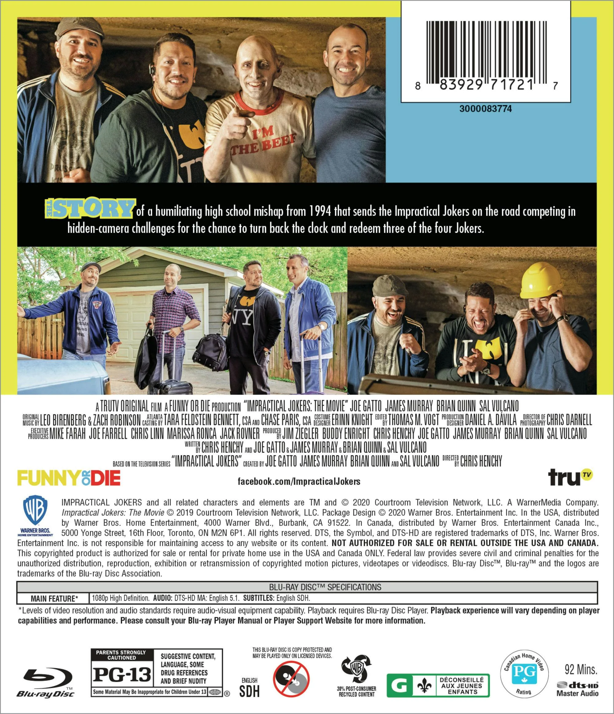 Impractical Jokers: The Movie (Blu-ray) [Blu-ray] - Image 3